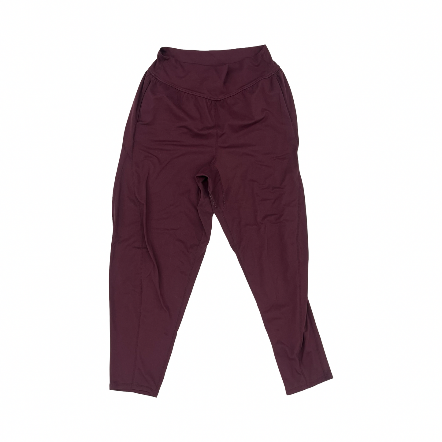 Athletic Pants By Mono B In Maroon, Size:L