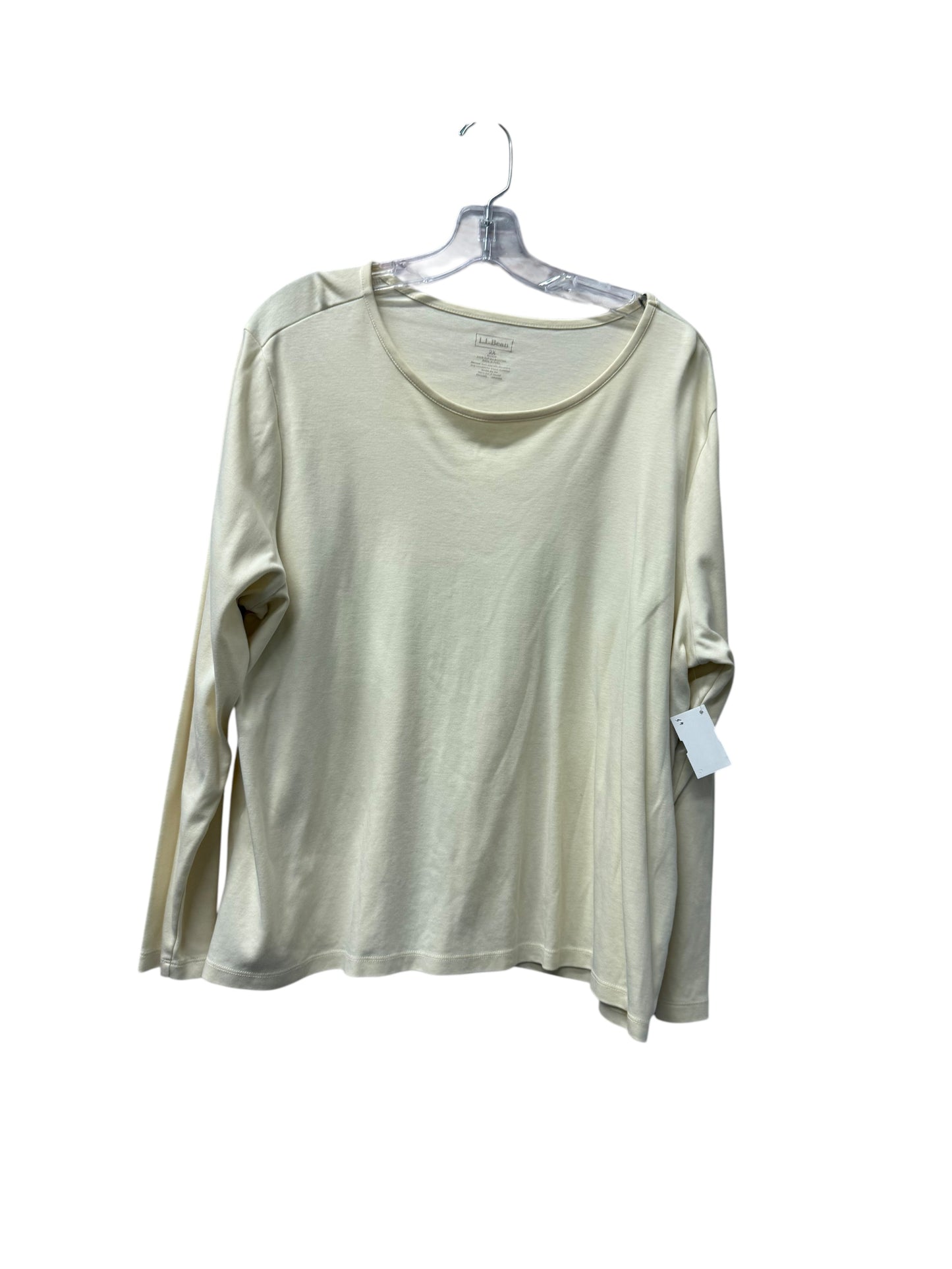 Top Ls By L.L. Bean In Ivory, Size:2X
