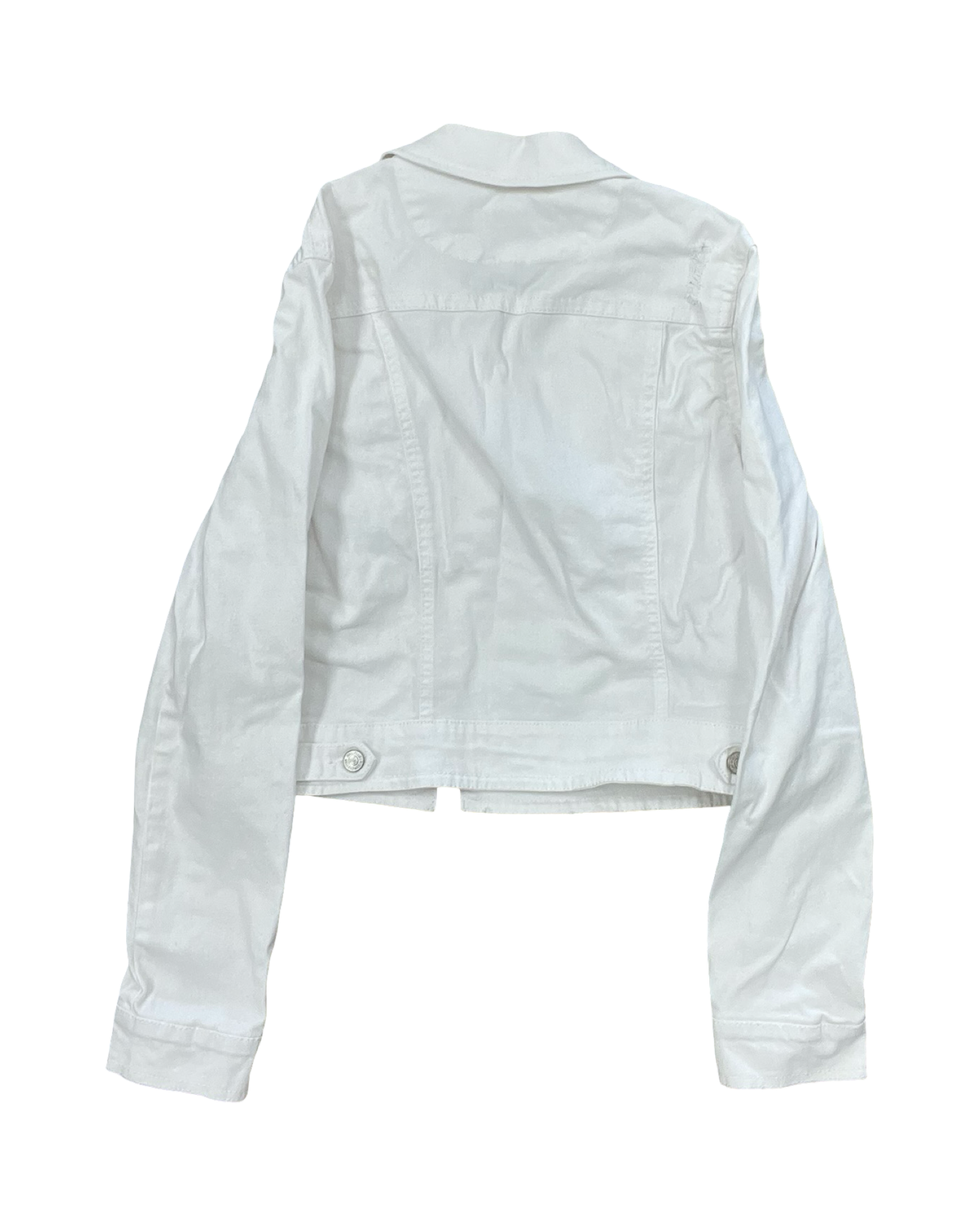 Jacket Denim By Wallflower In White Denim, Size:Xl