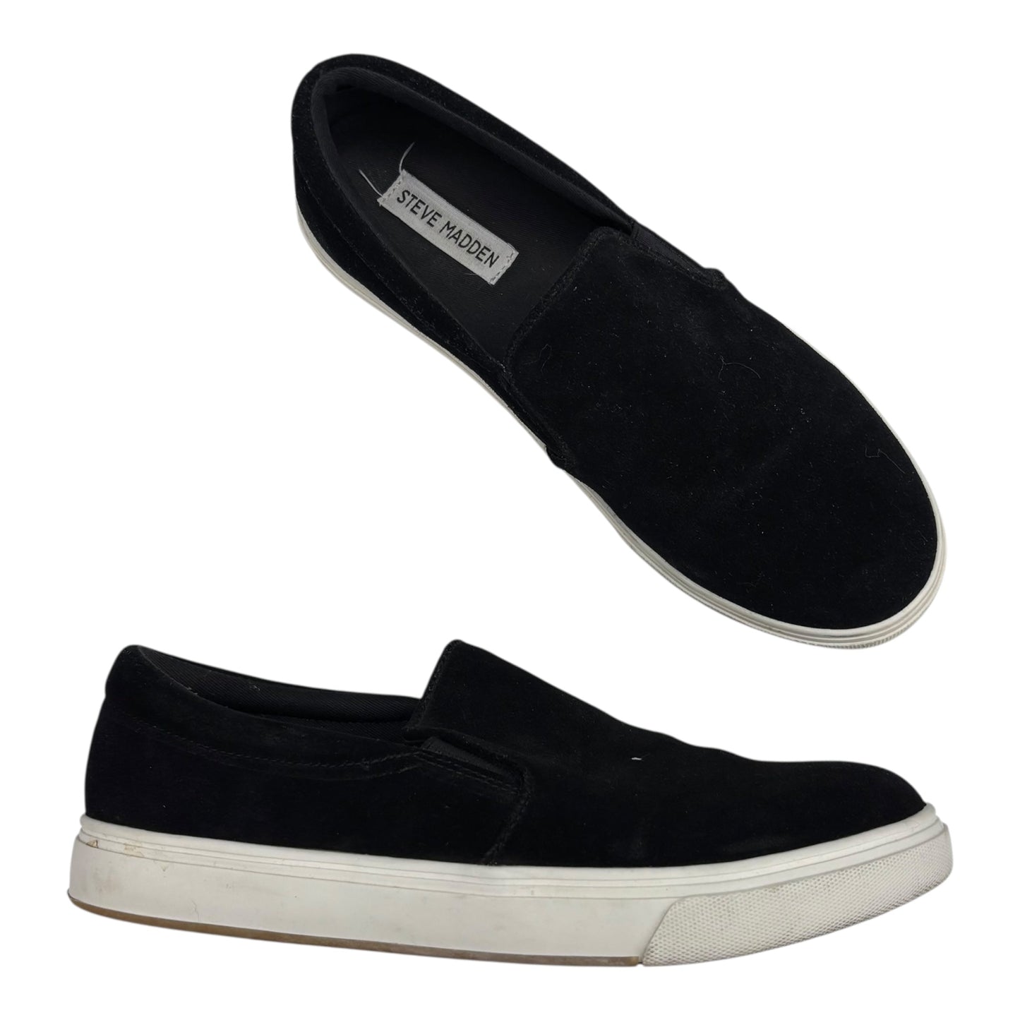 Shoes Flats By Steve Madden In Black, Size:10