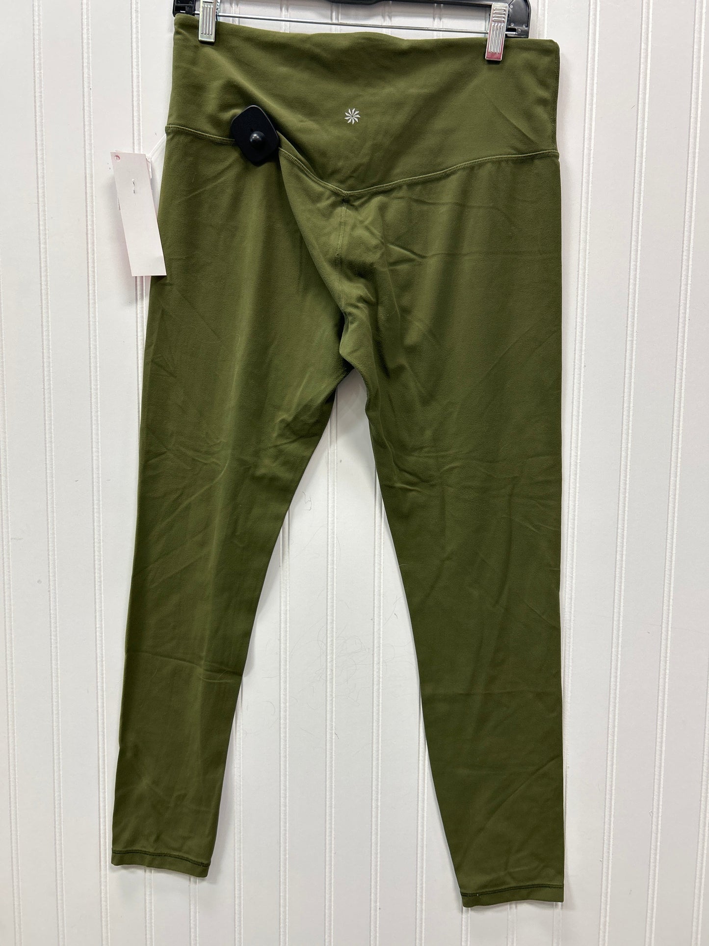 Athletic Leggings By Athleta In Green, Size:L