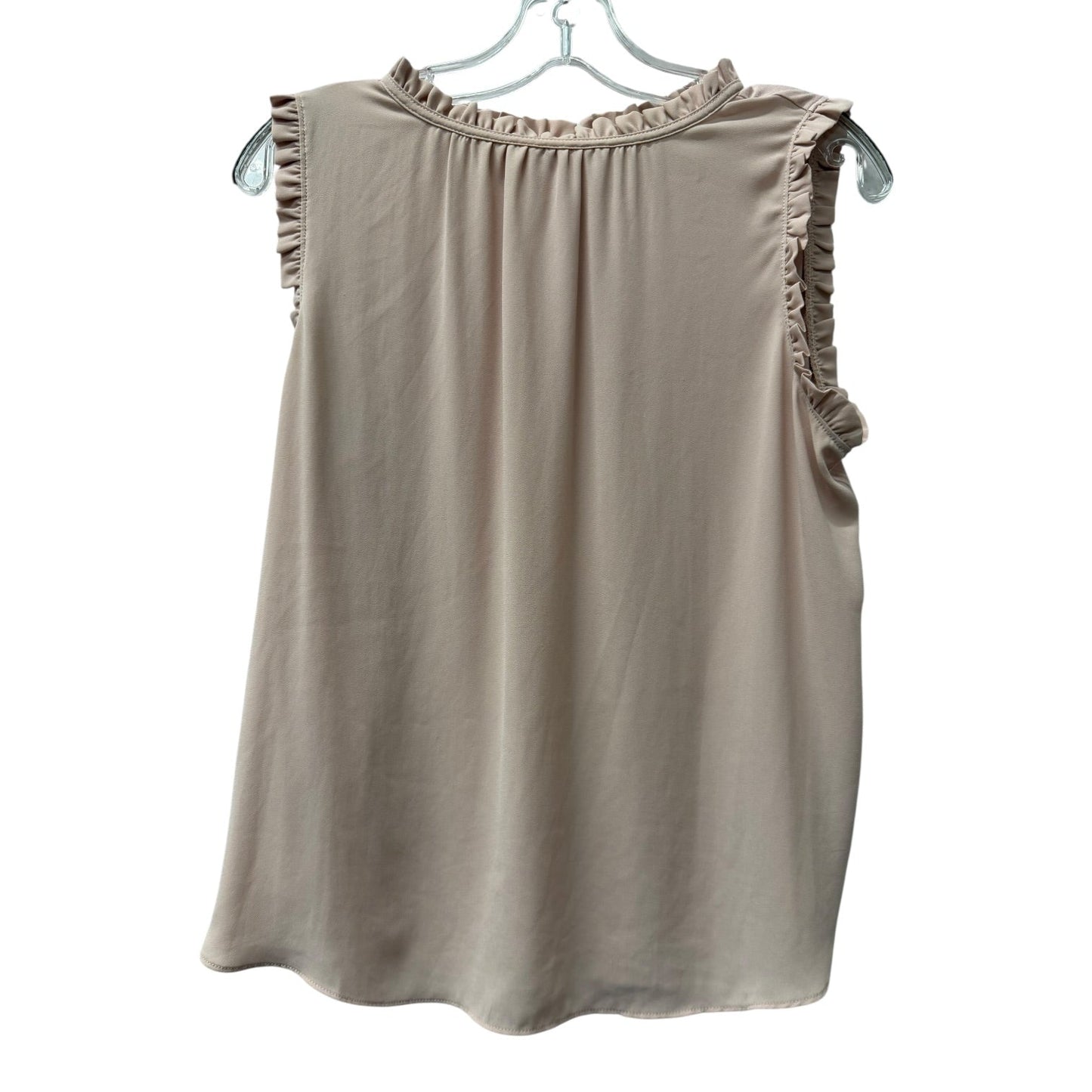 Top Sleeveless By Loft In Pink, Size:S