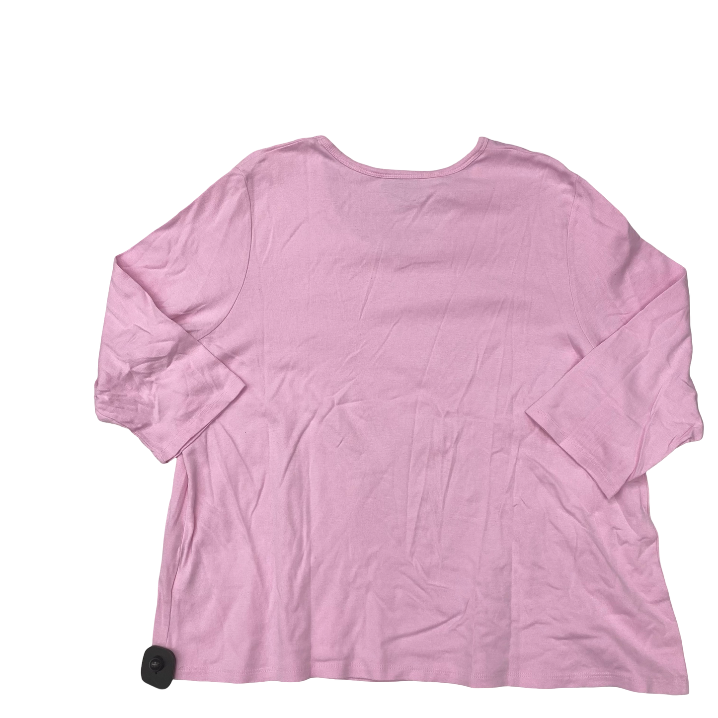 Top Ss By Lauren By Ralph Lauren In Pink, Size:2X