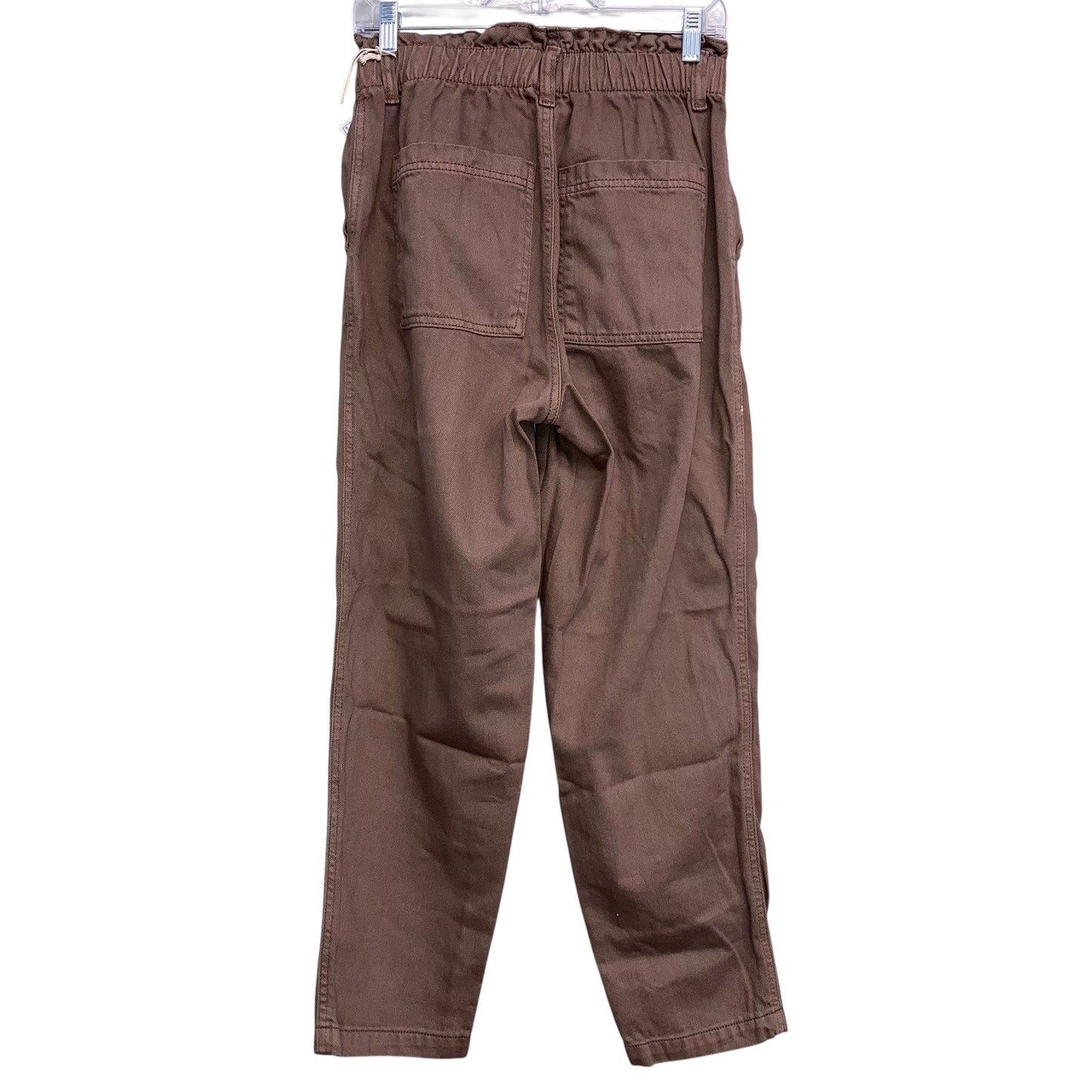 Jeans Wide Leg By Universal Thread In Brown Denim, Size:6