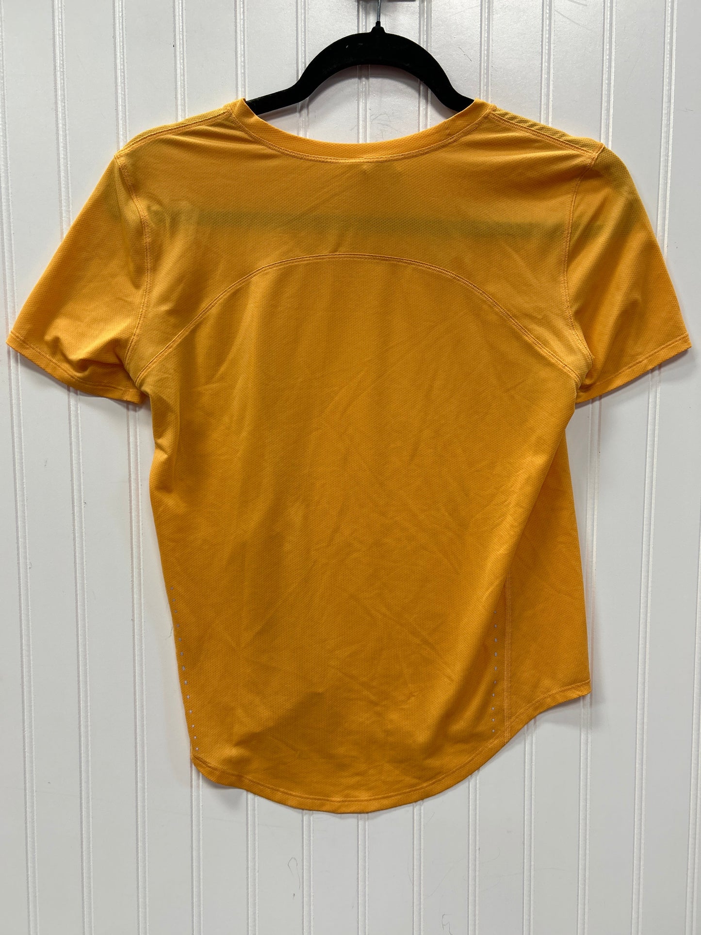 Athletic Top Ss By Lululemon In Orange, Size:4