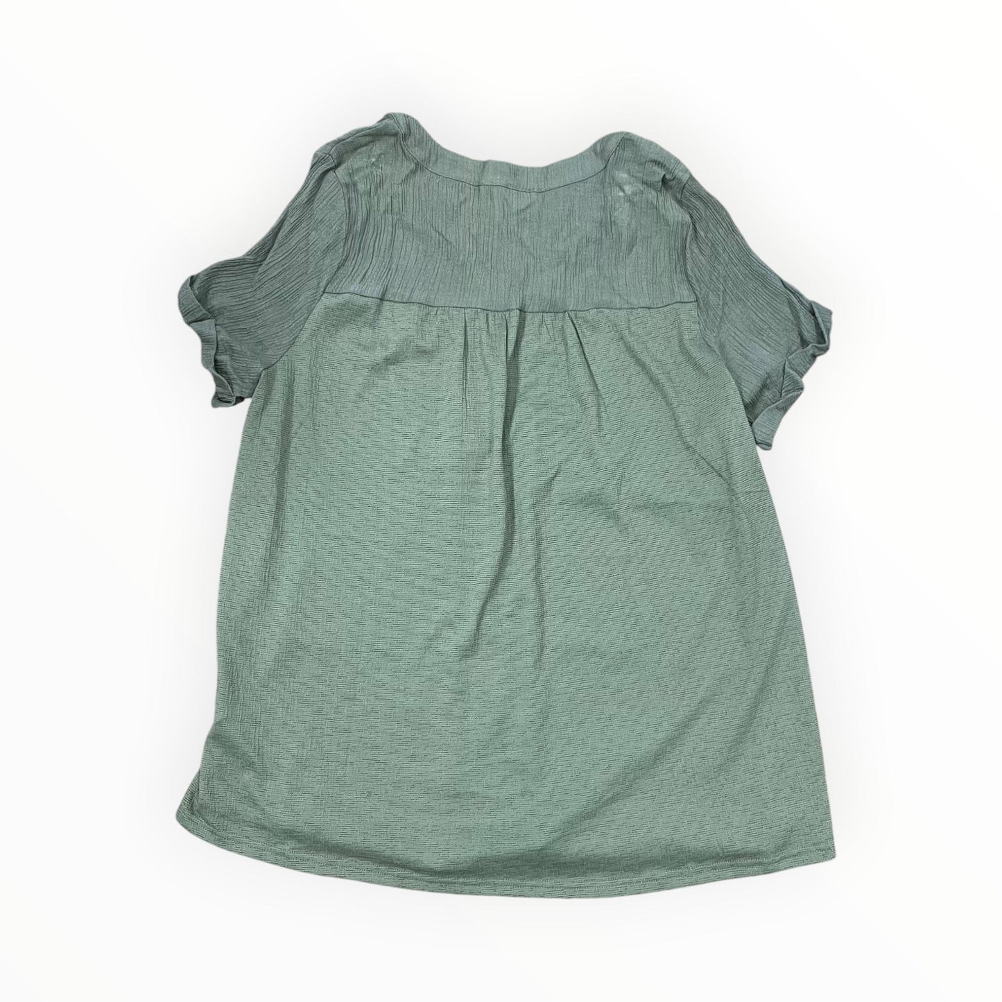Top Ss By Clothes Mentor In Green, Size:1X