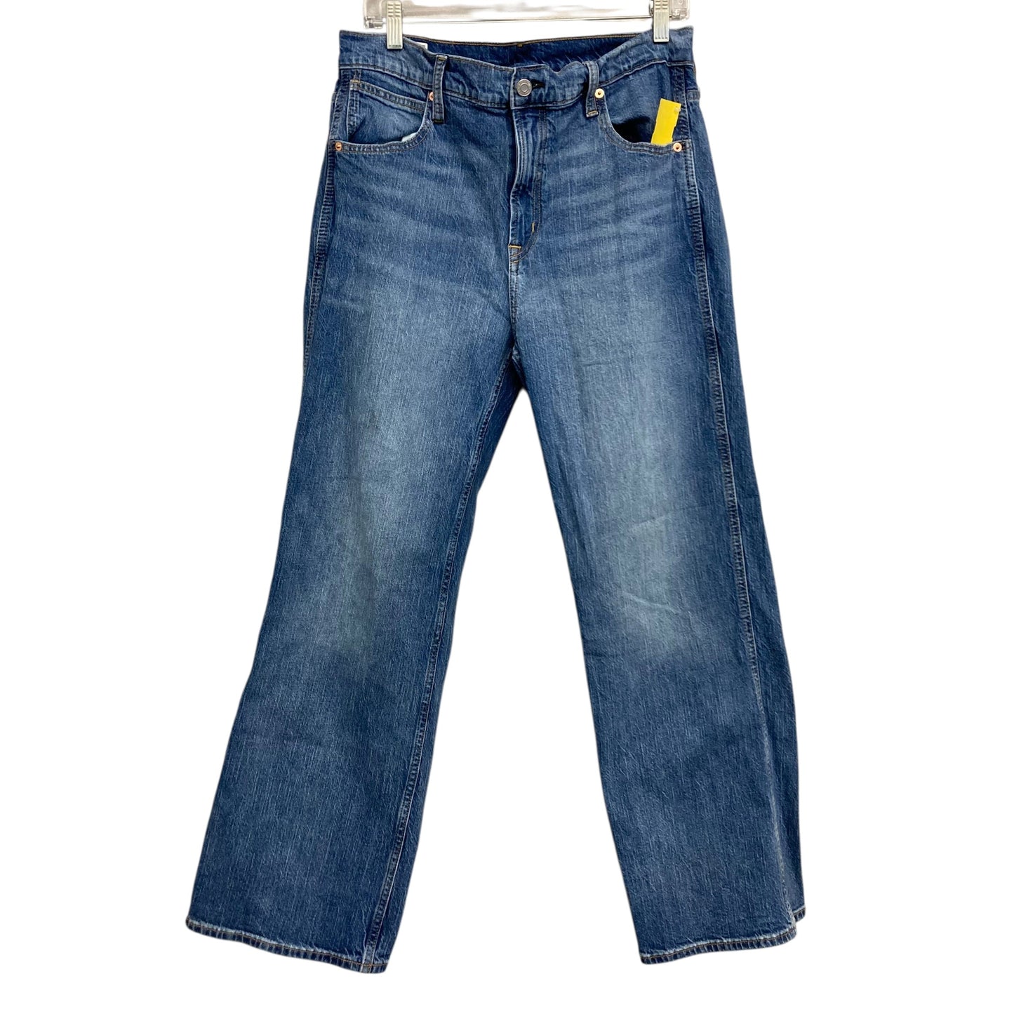 Jeans Wide Leg By Gap In Blue Denim, Size:14
