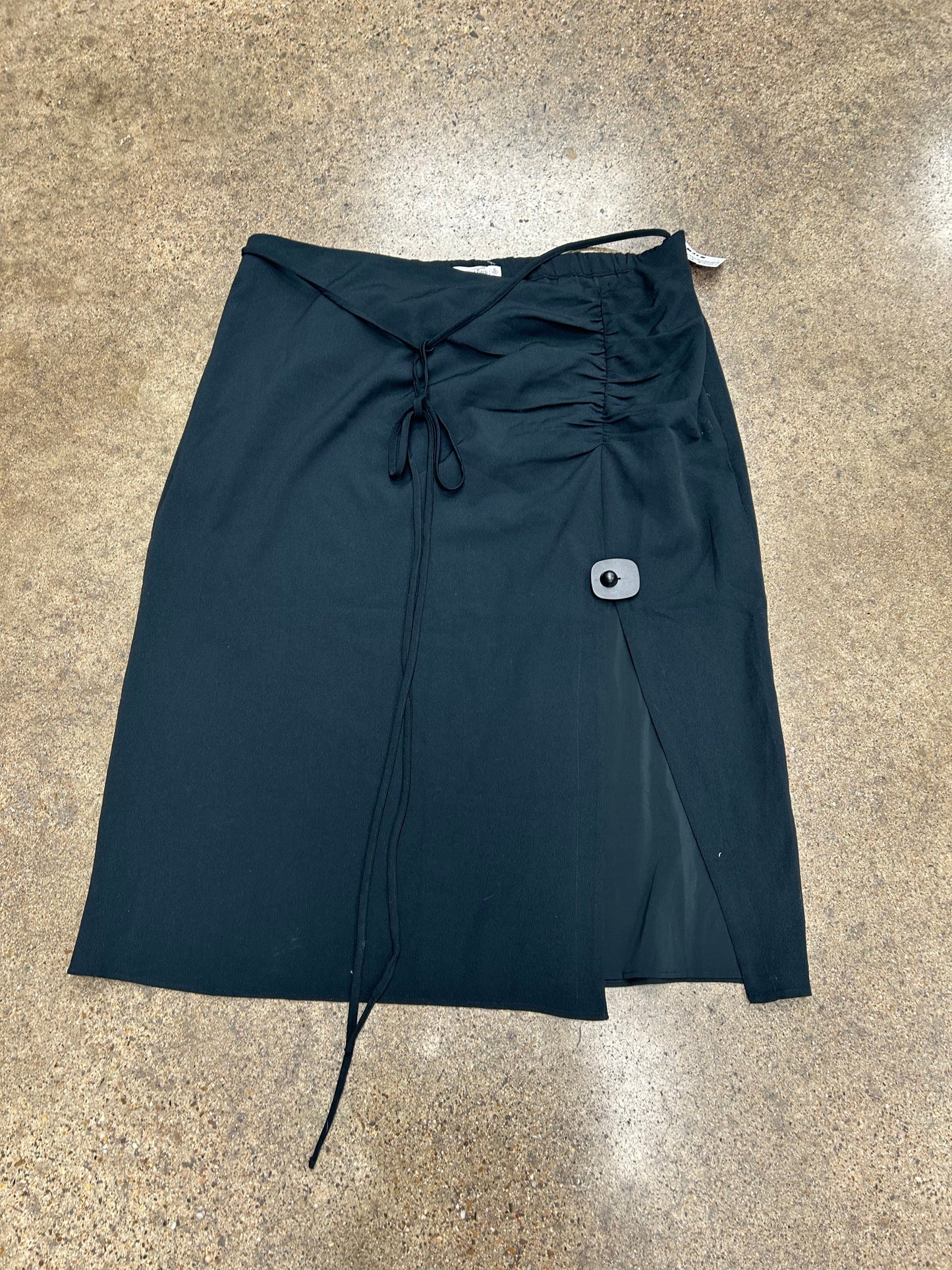 Skirt Midi By Abercrombie And Fitch In Black, Size:Xl