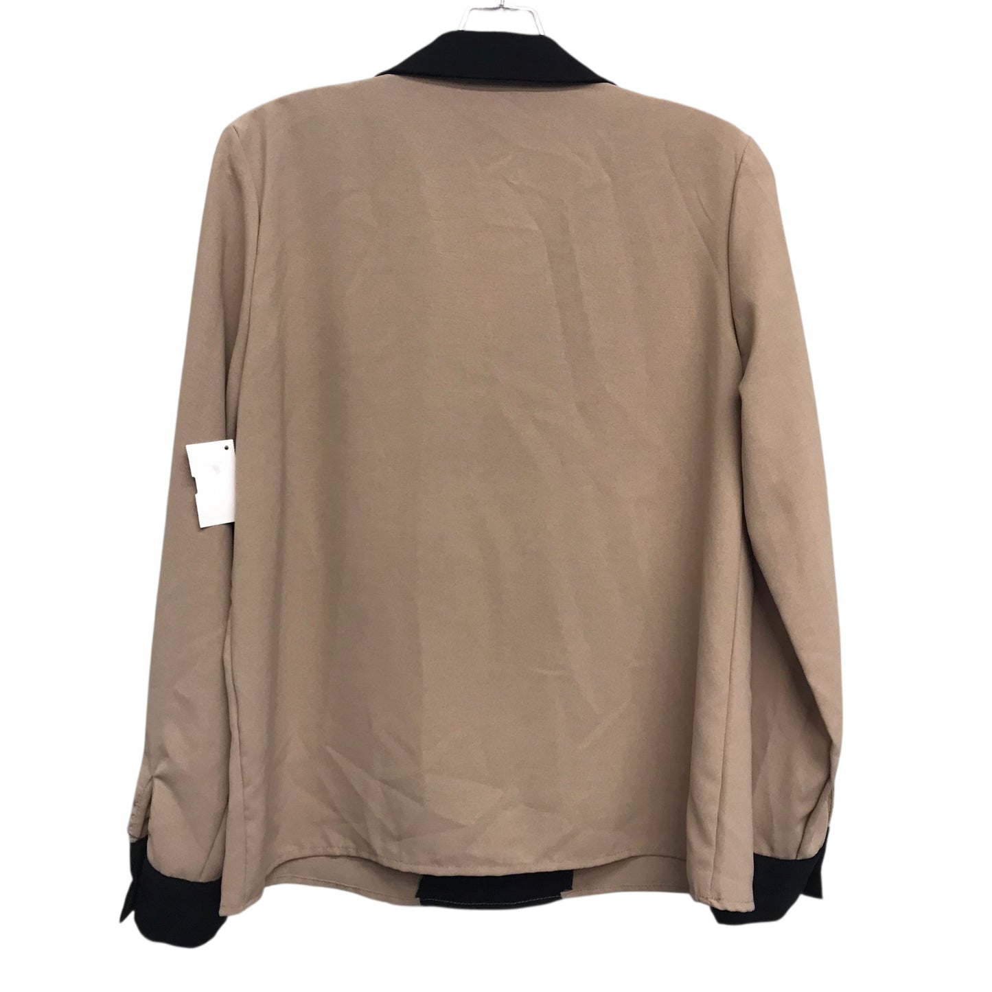 Top Ls By Shein In Black & Tan, Size:M