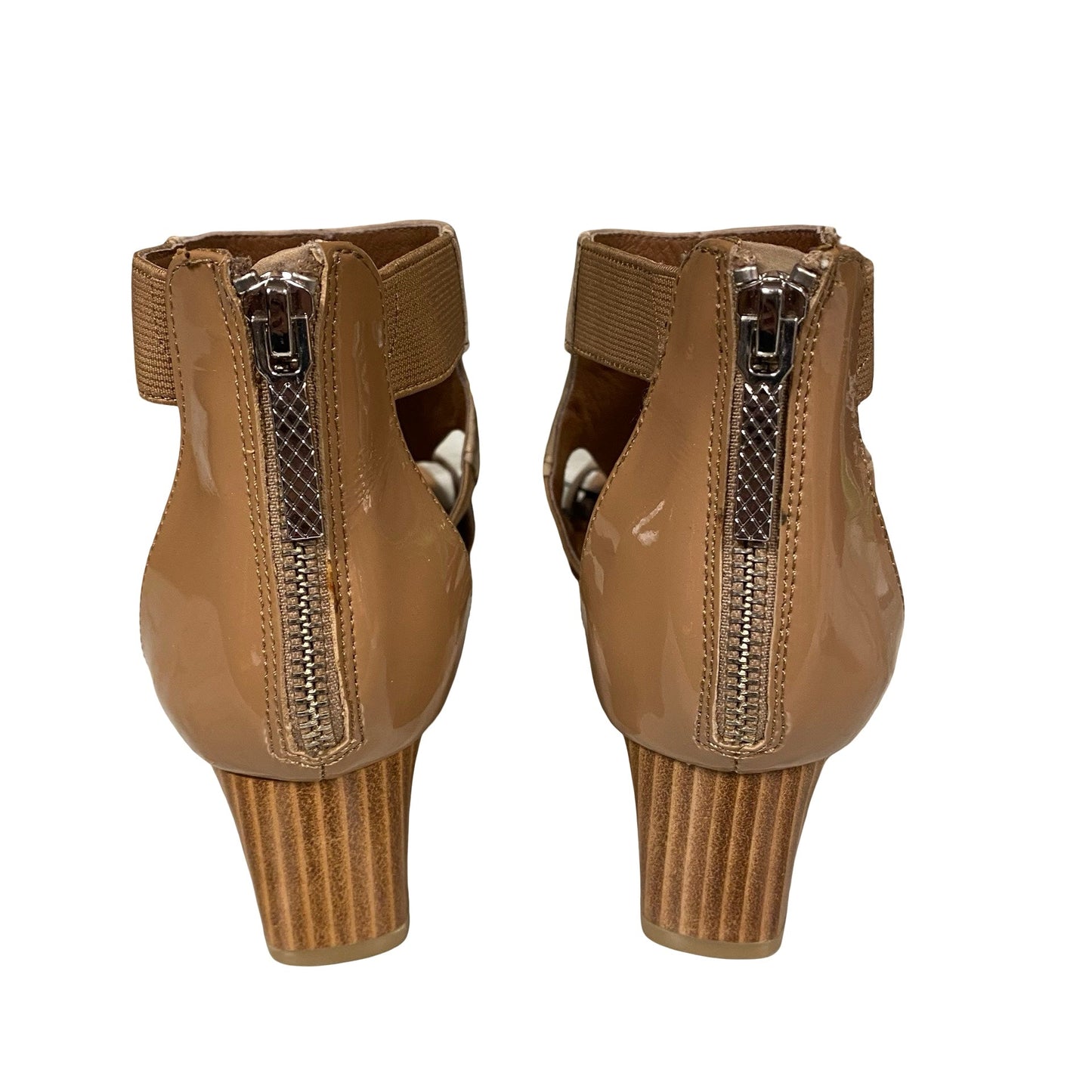 Sandals Heels Block By Donald Pliner In Brown, Size:8
