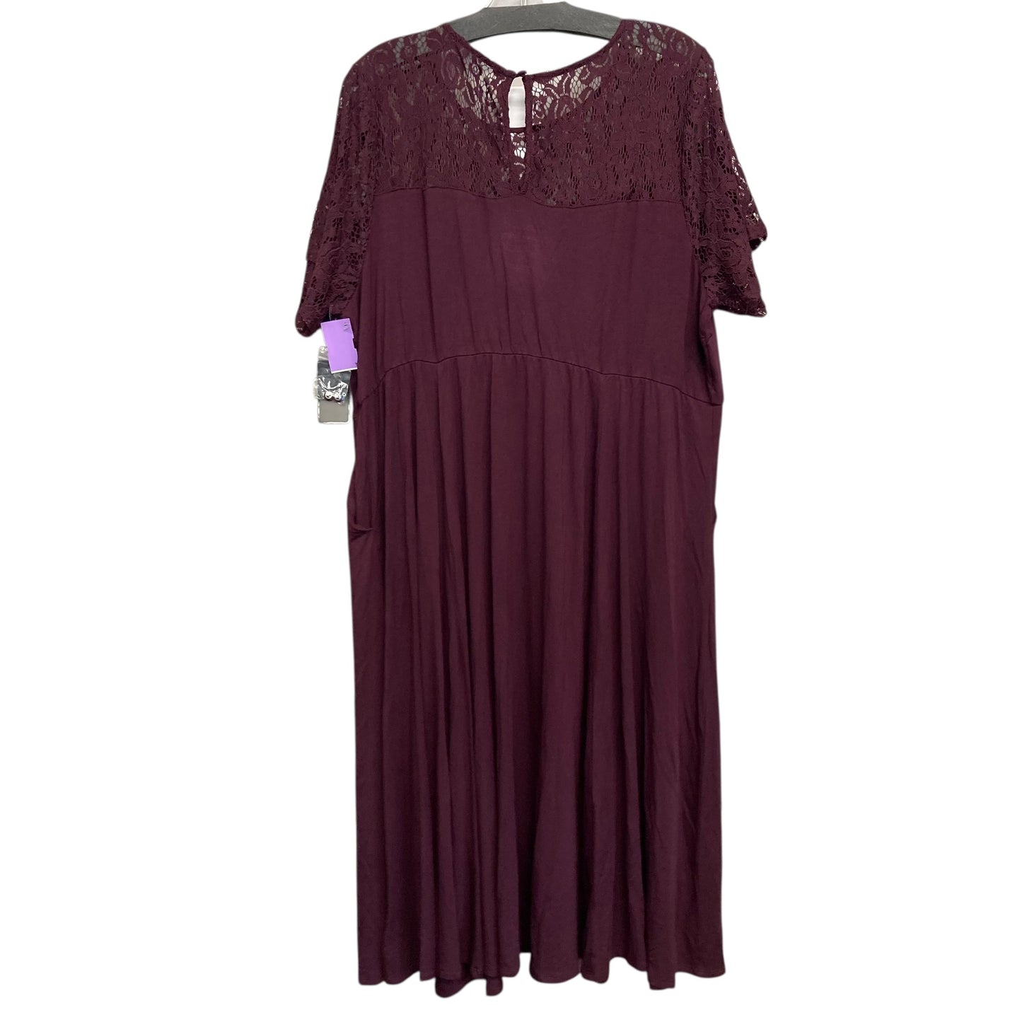Dress Casual Short By Torrid In Maroon, Size:3X