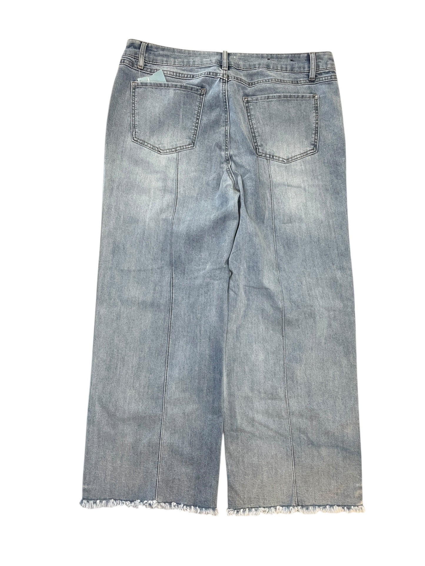Jeans Cropped By French Dressing In Blue Denim, Size:12