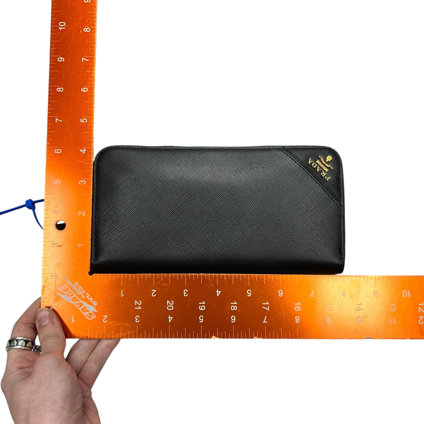 Wallet Luxury Designer By Prada, Size: Large