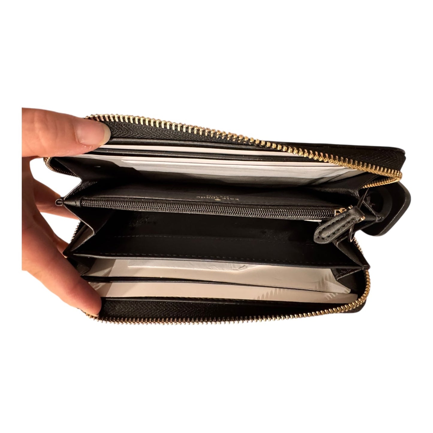 Wallet Designer By Kate Spade In Black & Red, Size:Large