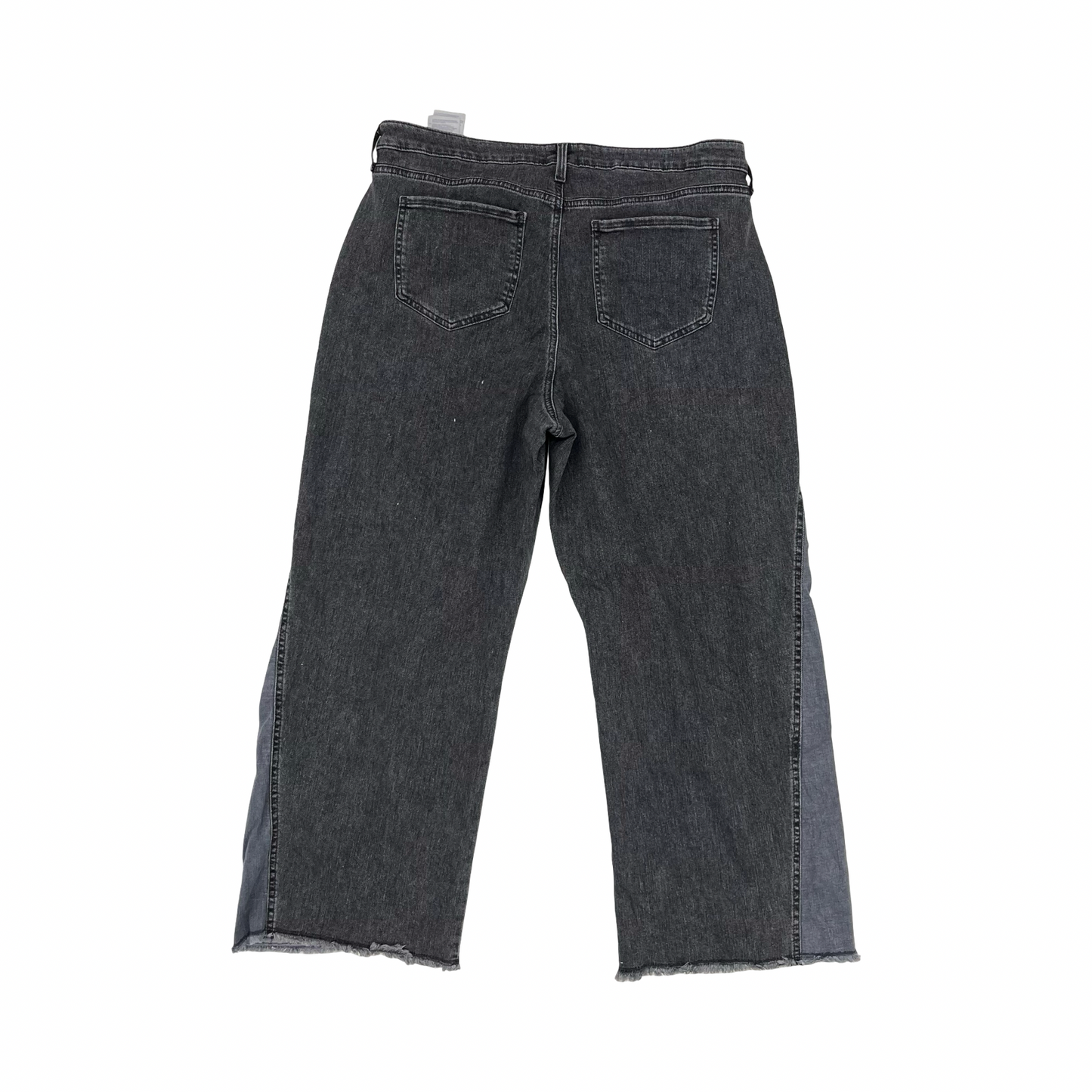 Jeans Wide Leg By Not Your Daughters Jeans In Black Denim, Size:16
