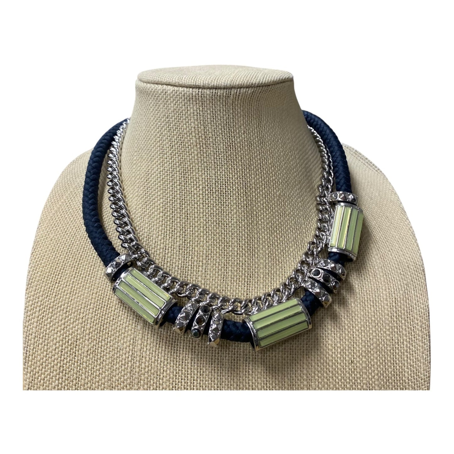 Necklace Statement By Lia Sophia In Blue & Green