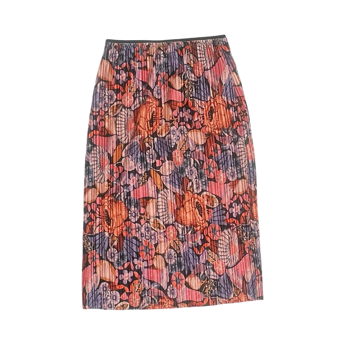 Skirt Midi By Maeve In Floral Print, Size:M