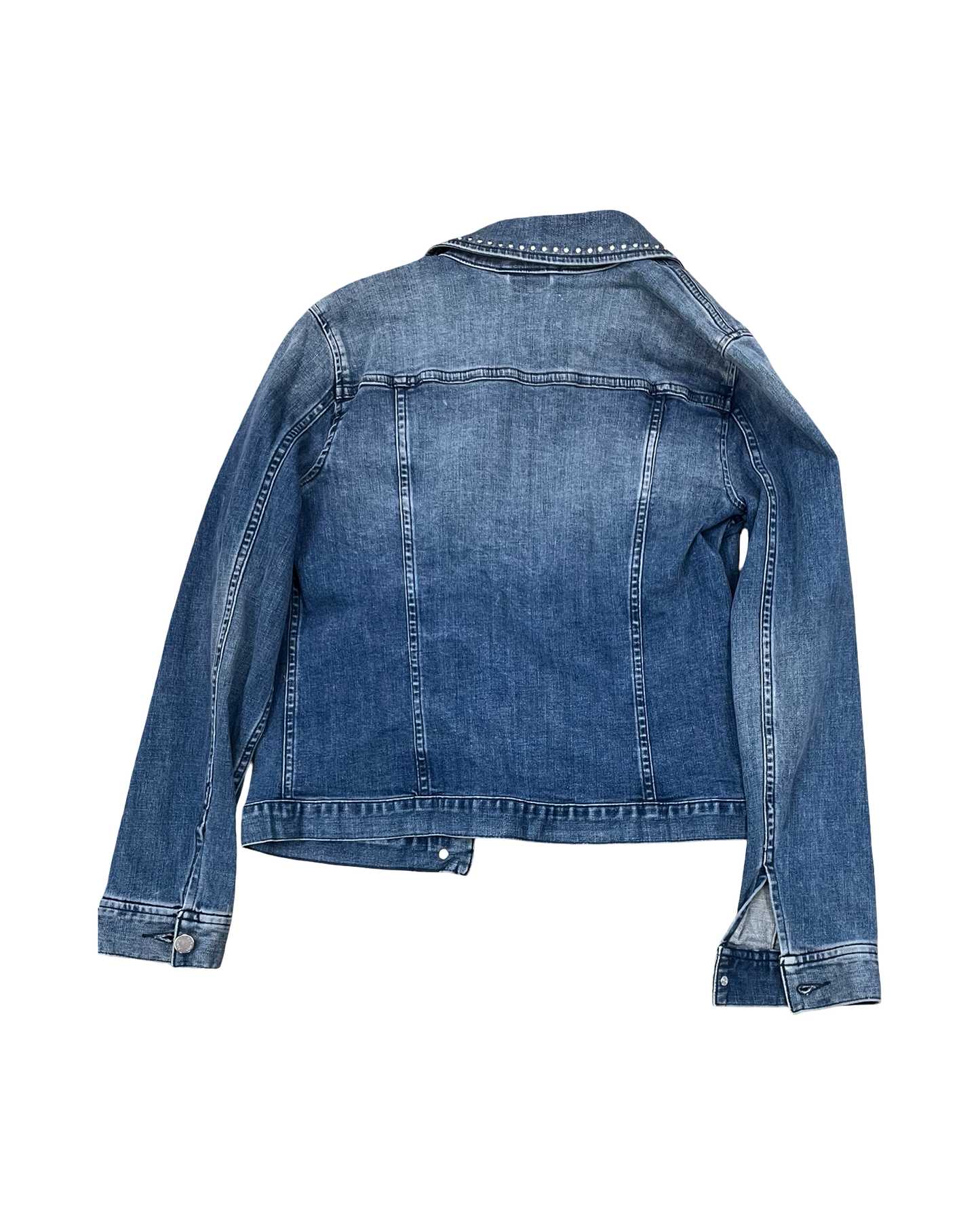 Jacket Denim By Vince Camuto In Blue Denim, Size:M