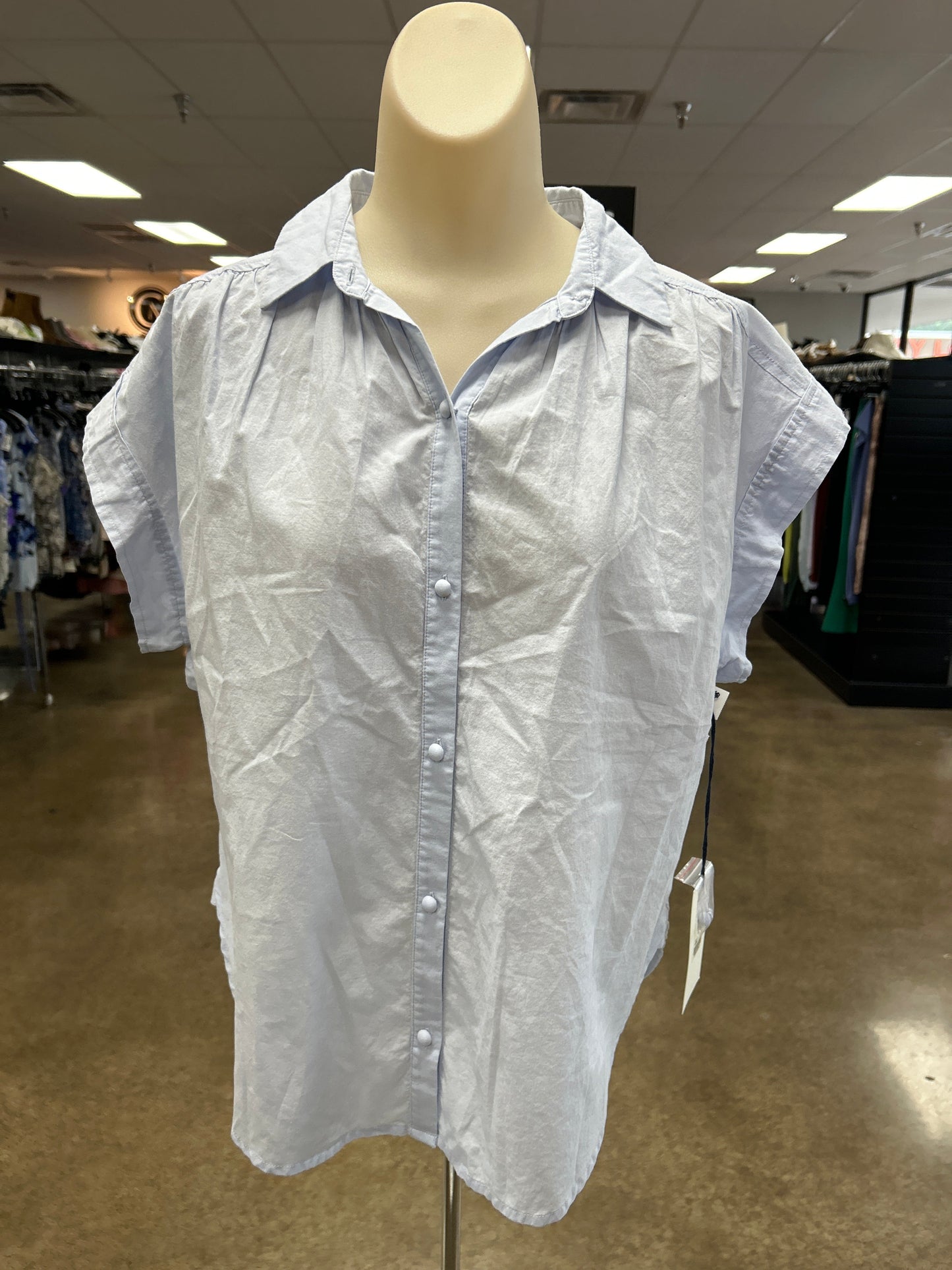 Top Ss By Citizens Of Humanity In Blue, Size:Xs