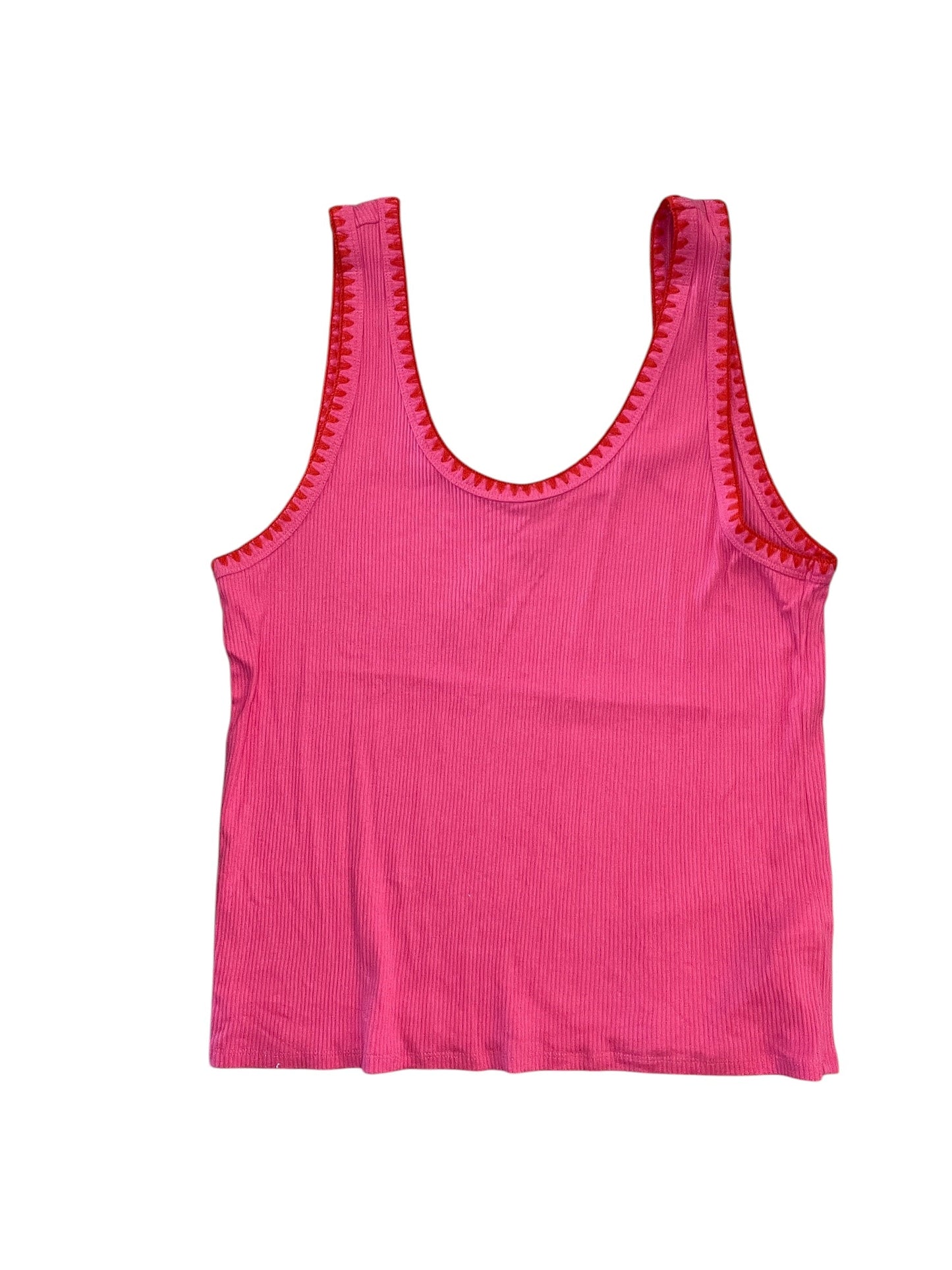 Tank Top By J. Crew In Pink, Size:Xxl