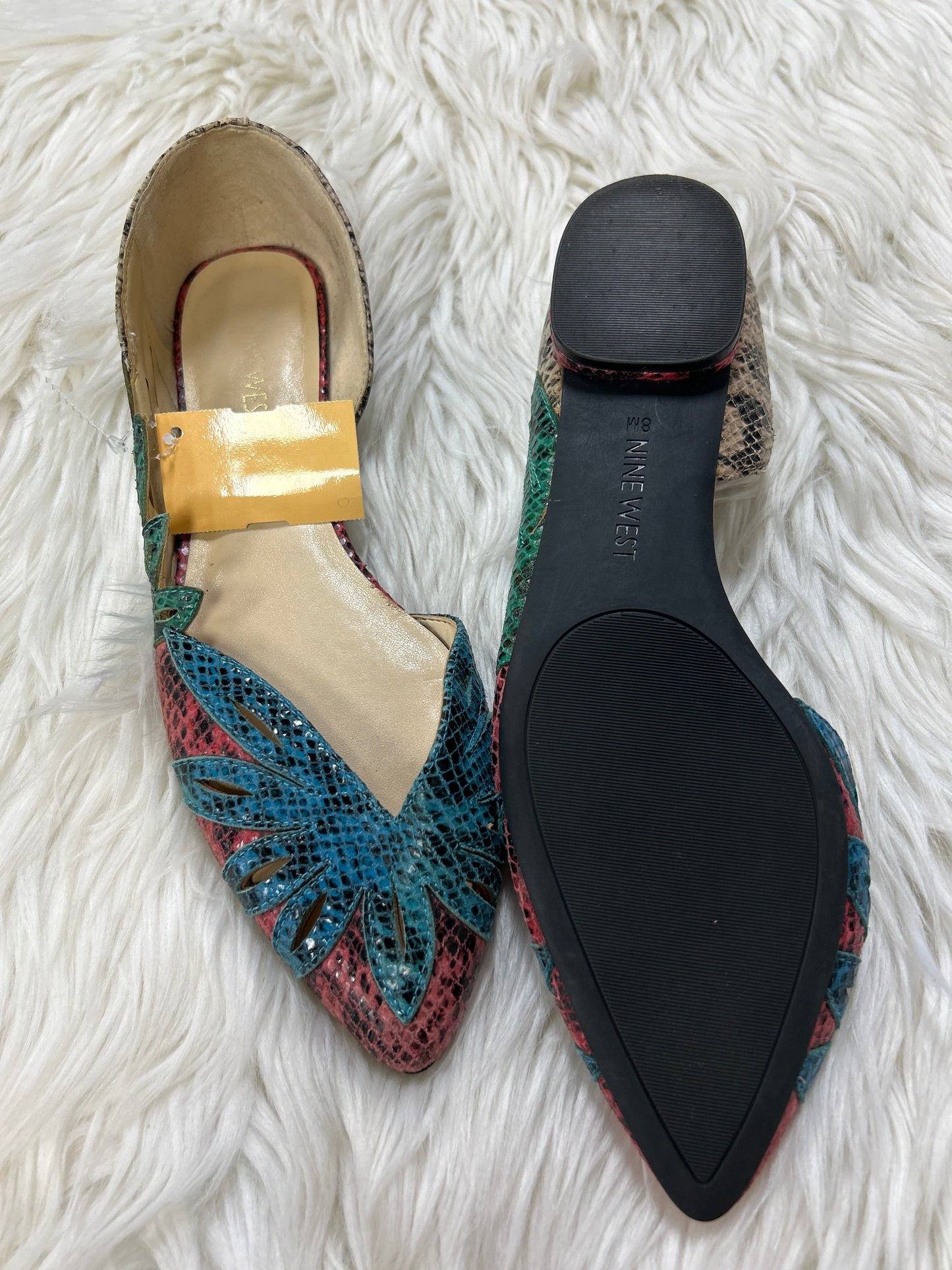 Shoes Flats By Nine West In Multi, Size:8