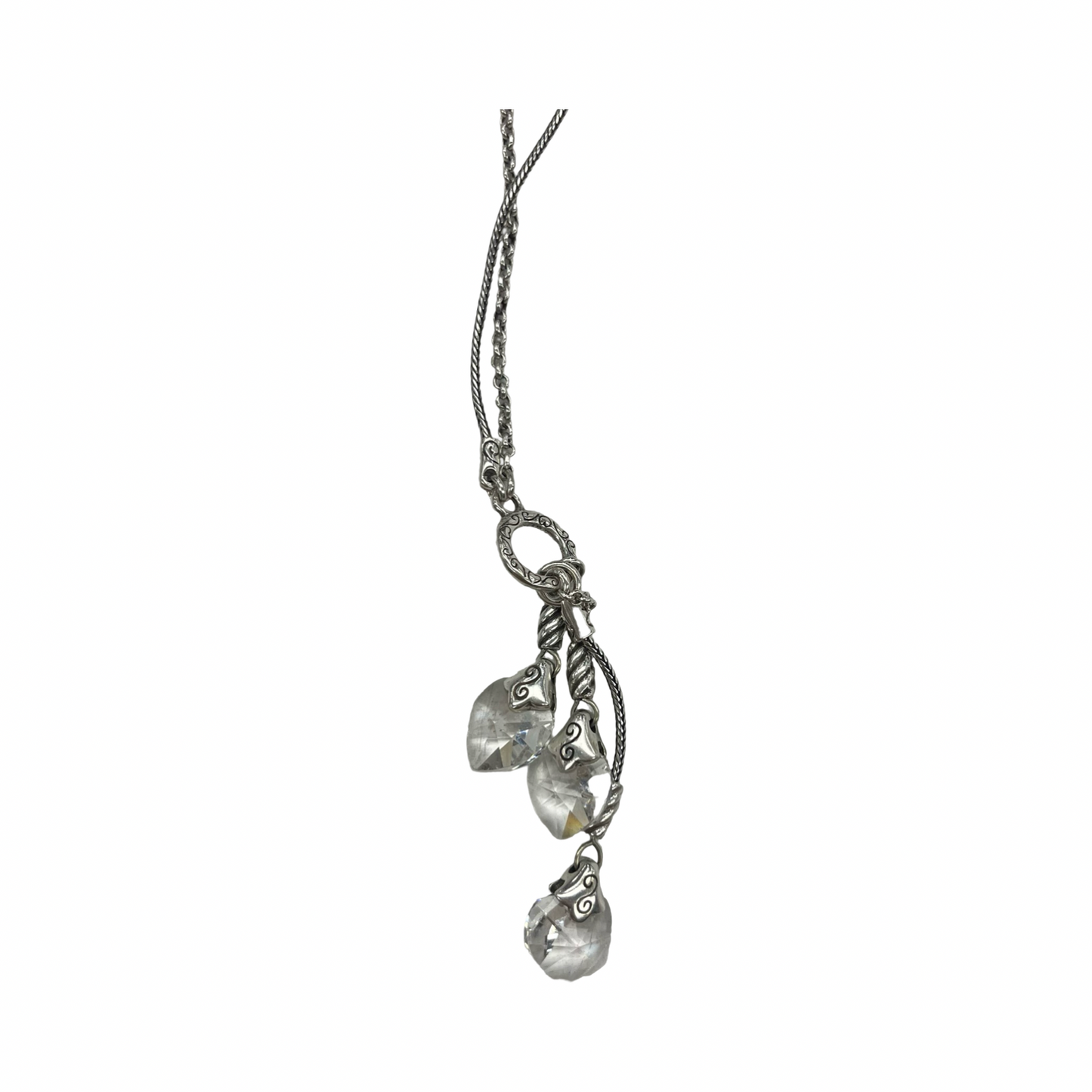 Necklace Lariat & Y-Drop By Brighton In Silver
