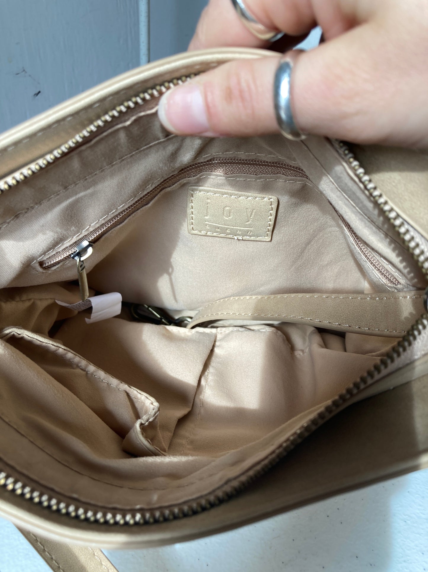 Crossbody By Joy Susan In Tan, Size:Small