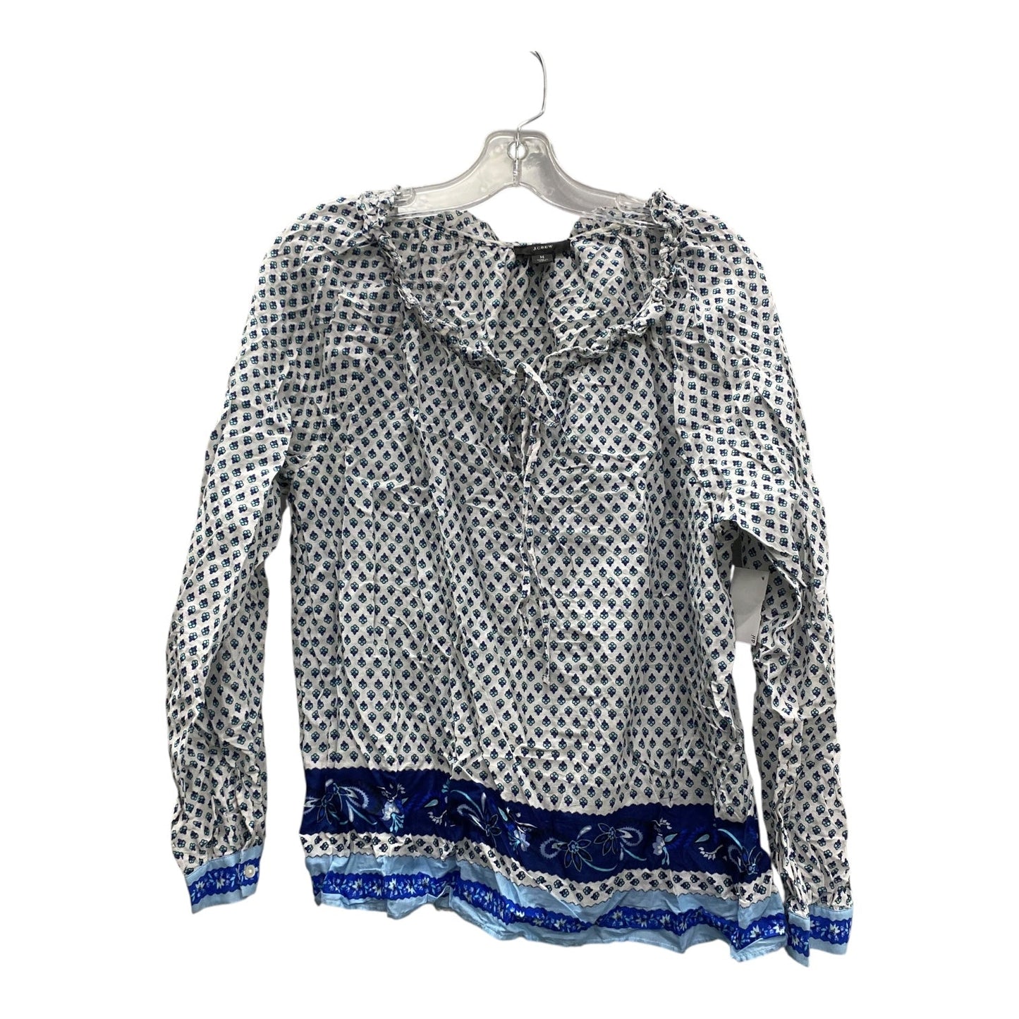 Top Ls By J. Crew In Blue, Size:M