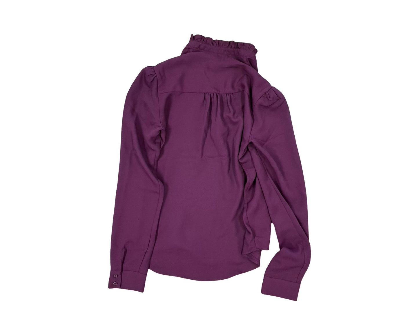 Blouse Ls By Express In Purple, Size:Xs