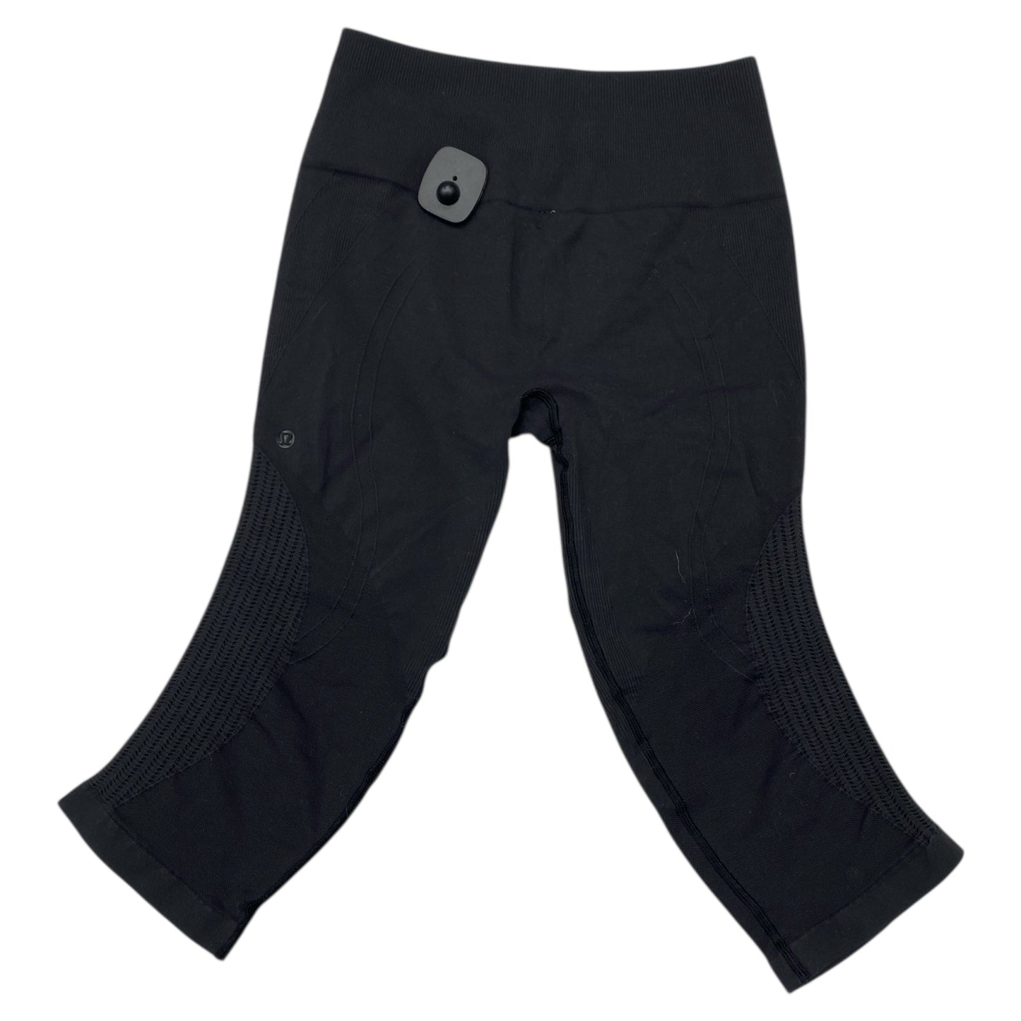 Athletic Capris By Lululemon In Grey, Size:M