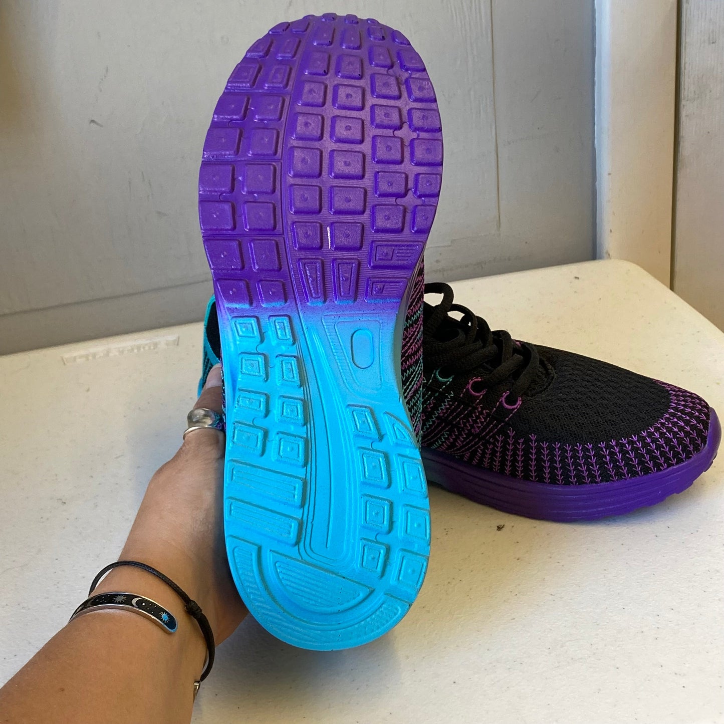 Shoes Athletic By Fashion In Multi, Size:9
