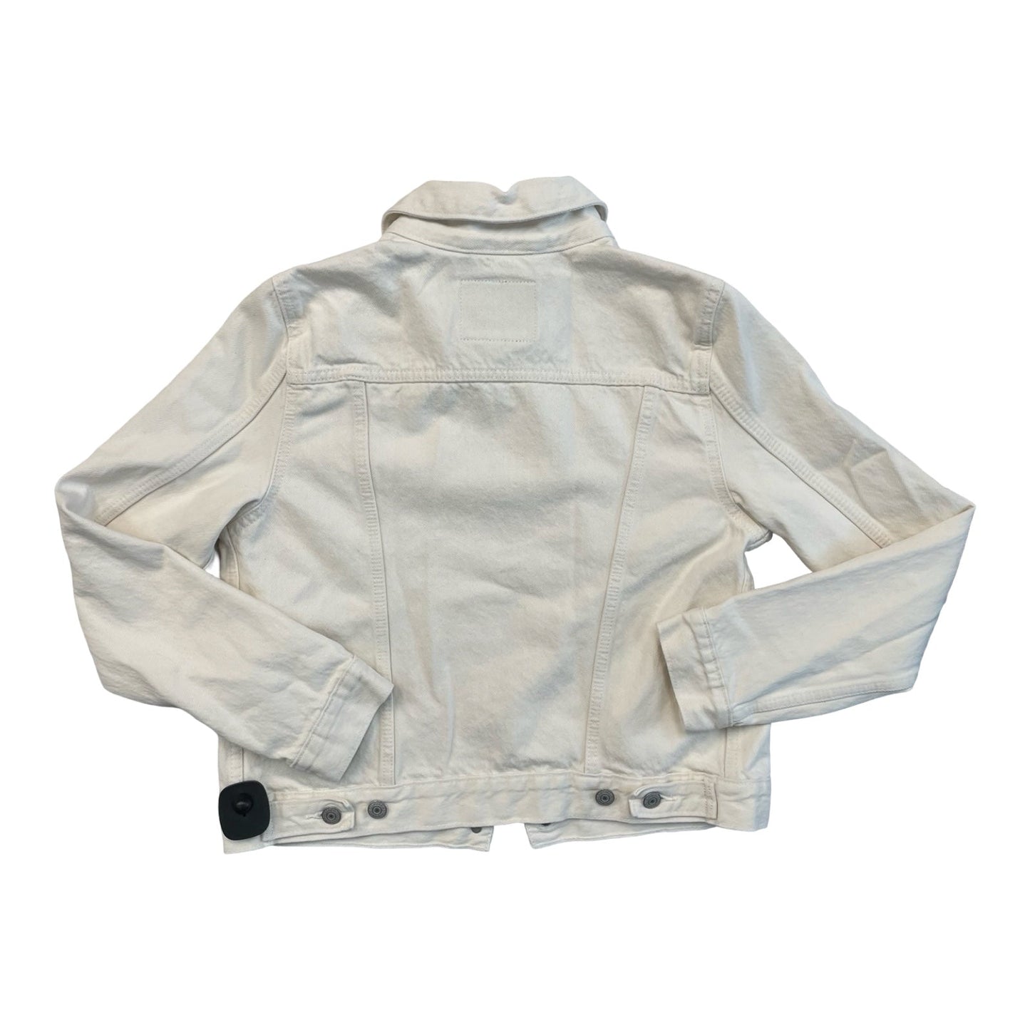 Jacket Denim By Levis In Cream, Size:M