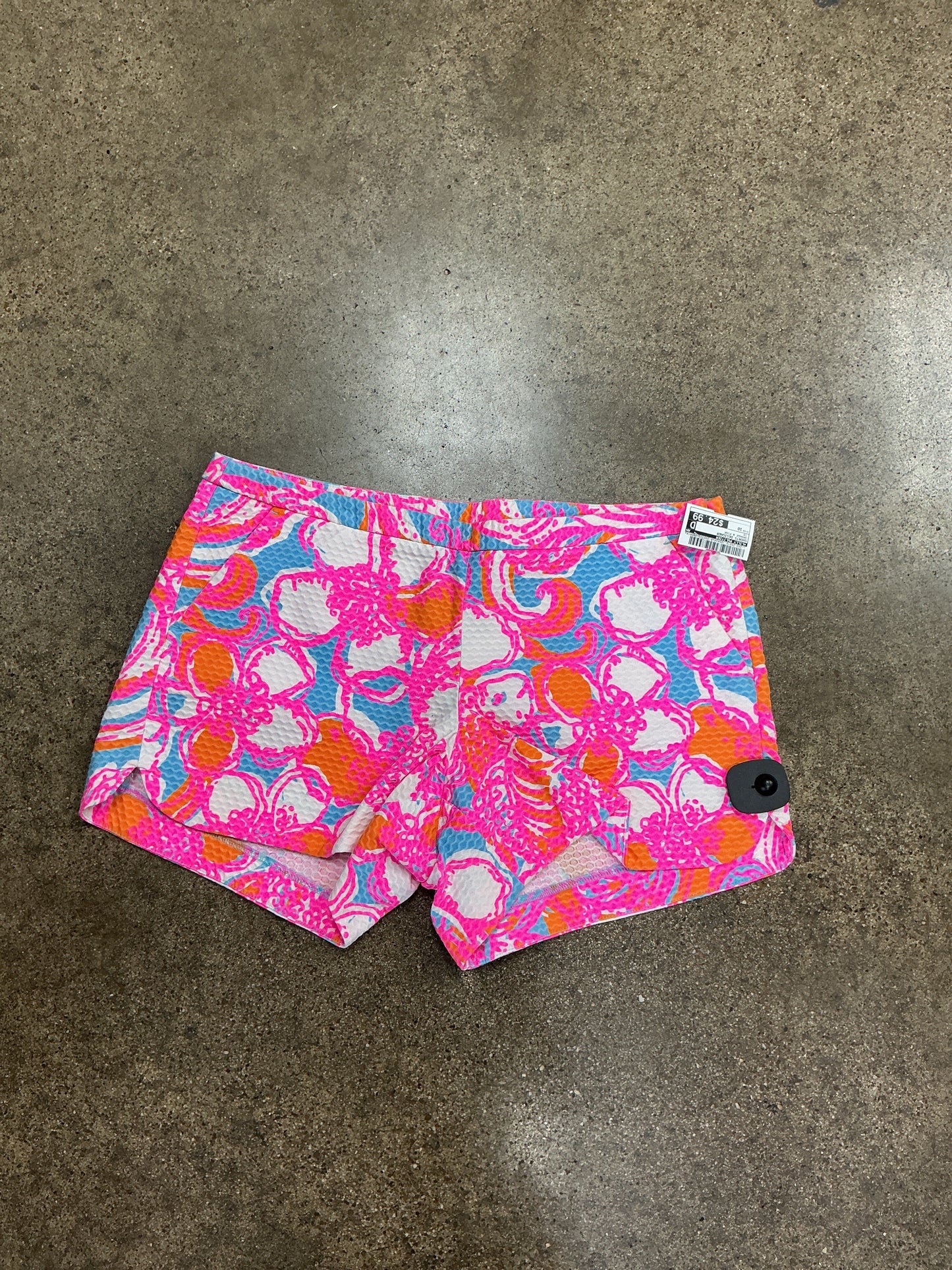 Shorts Designer By Lilly Pulitzer In Orange & Pink, Size:10
