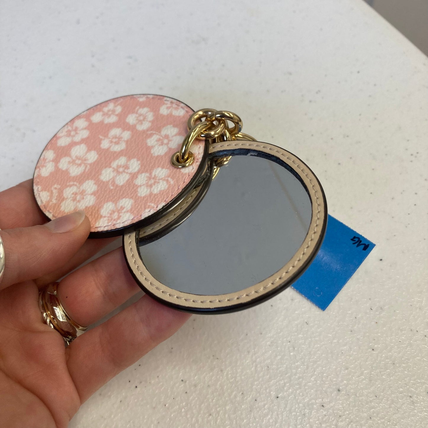 Key Chain Designer By Coach In Pink