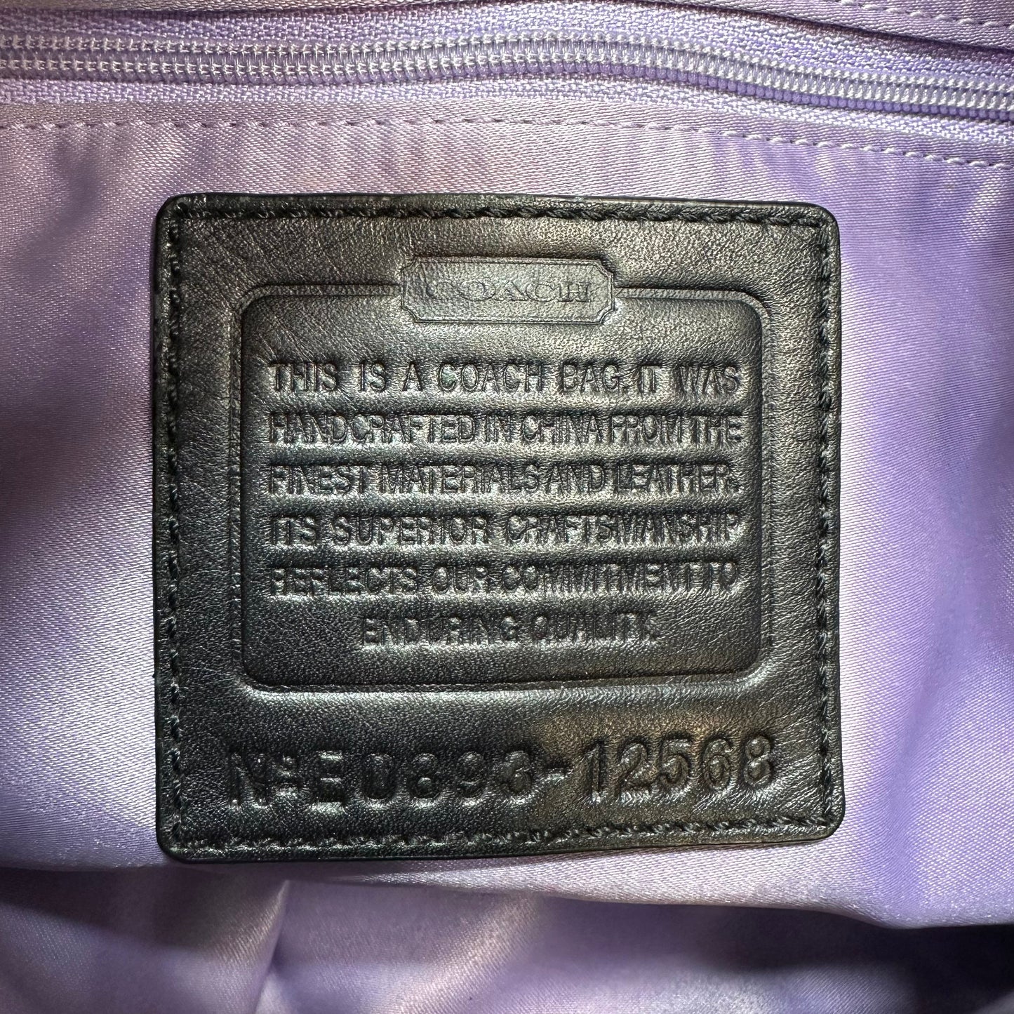 Handbag Designer By Coach, Size: Medium