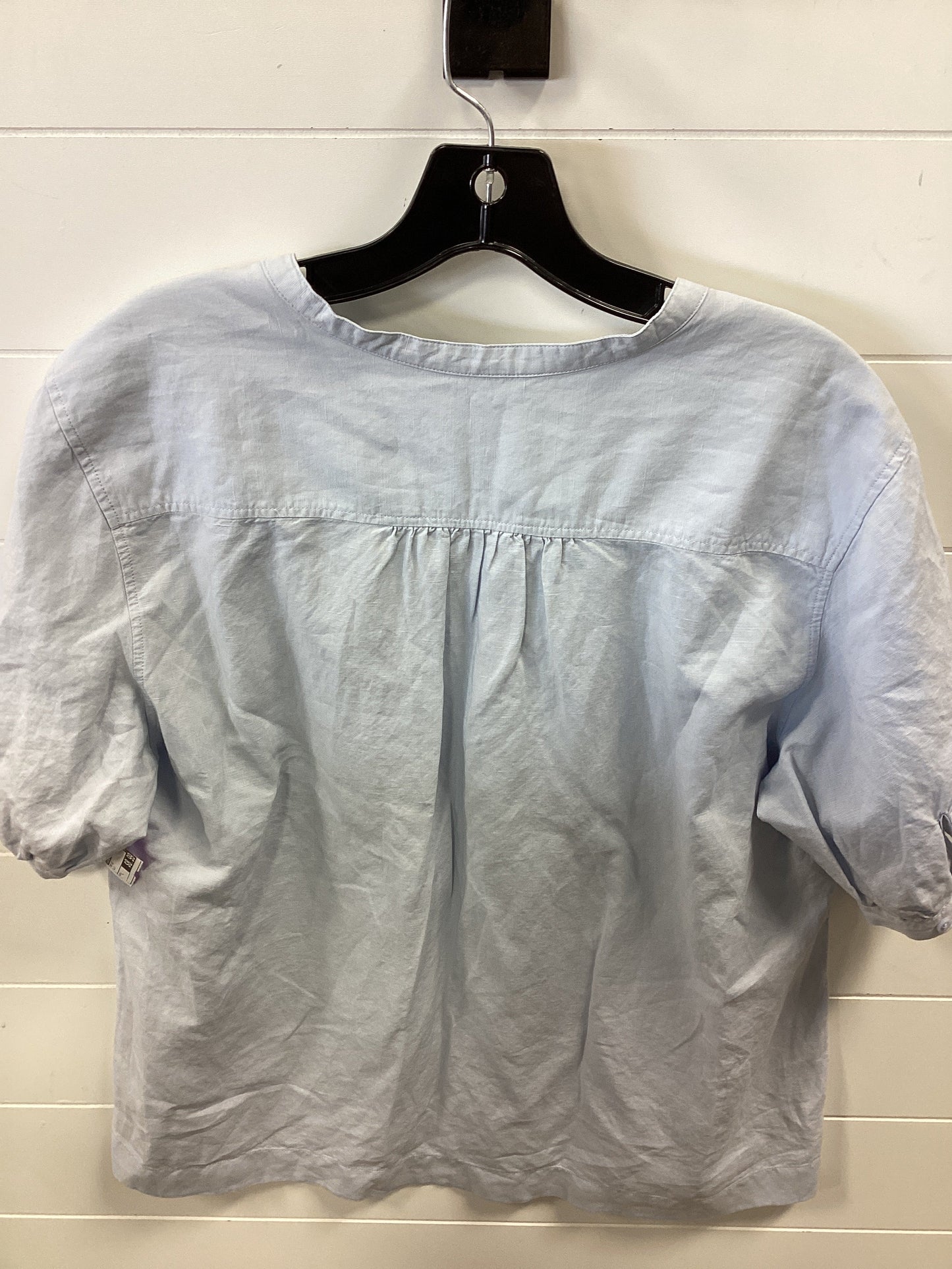 Top Ss By Uniqlo In Blue, Size:L