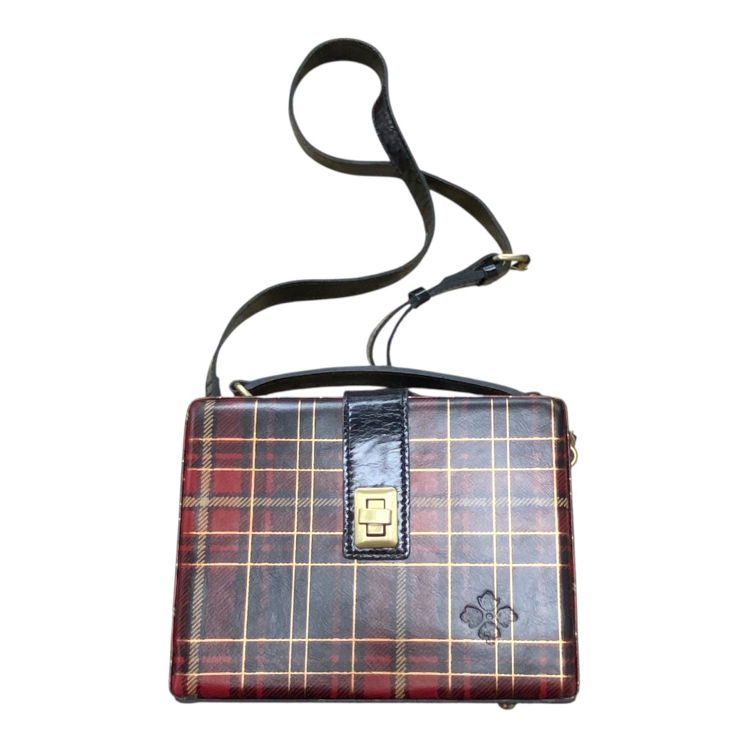 Handbag Designer By Patricia Nash In Plaid Pattern, Size:Medium