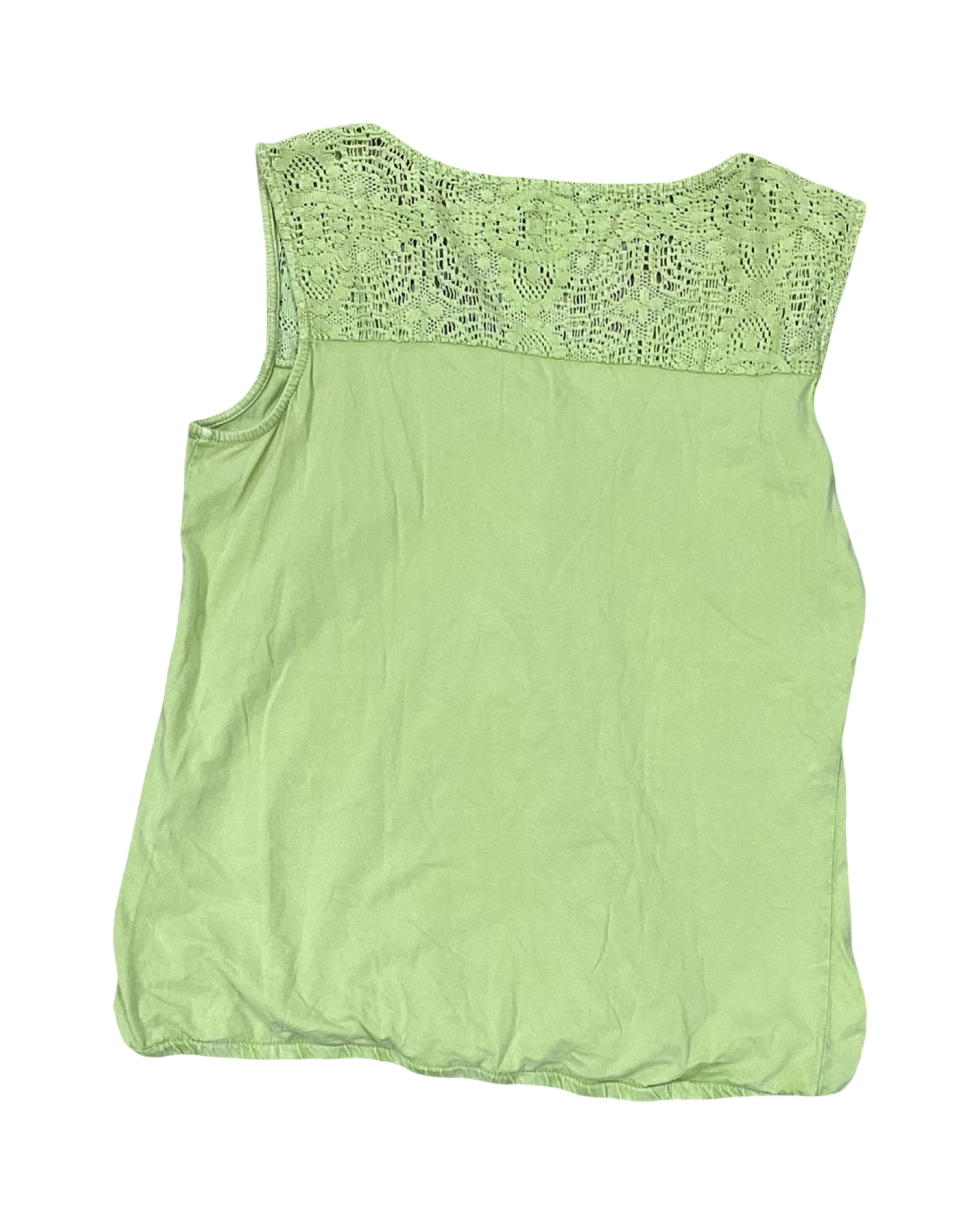 Top Sleeveless By Ruff Hewn In Green, Size:L