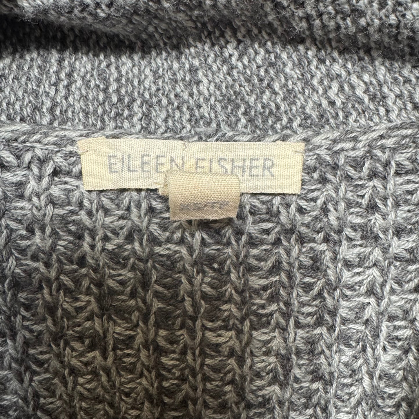 Sweater By Eileen Fisher In Grey, Size: Xs