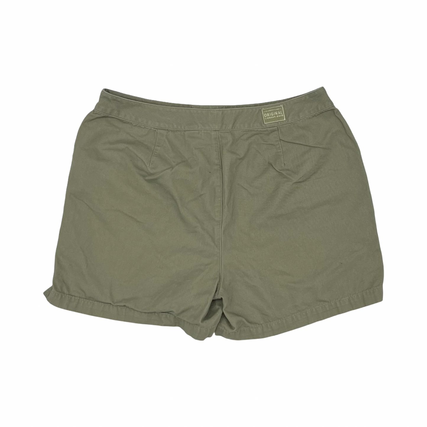 Shorts By Liz Claiborne In Green, Size:16