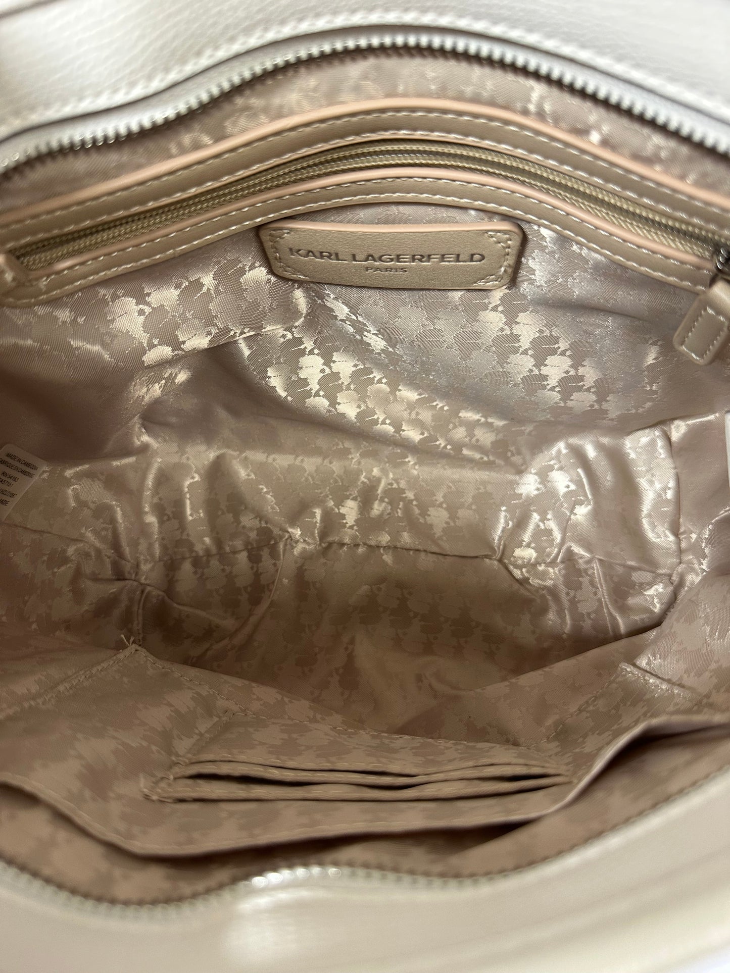 Handbag Designer By Karl Lagerfeld In Multi, Size:Medium