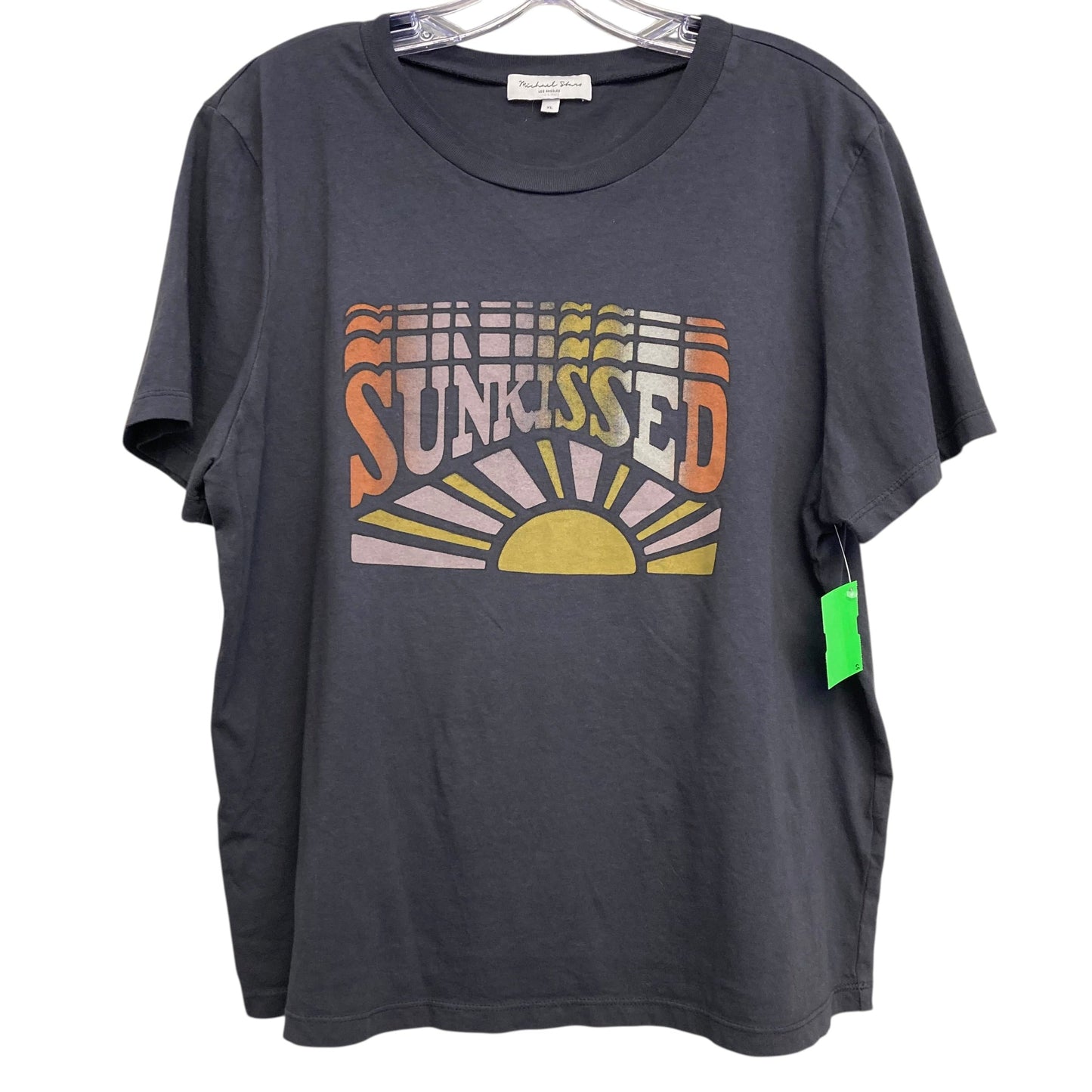Top Ss Basic By Michael Stars In Grey, Size:Xl