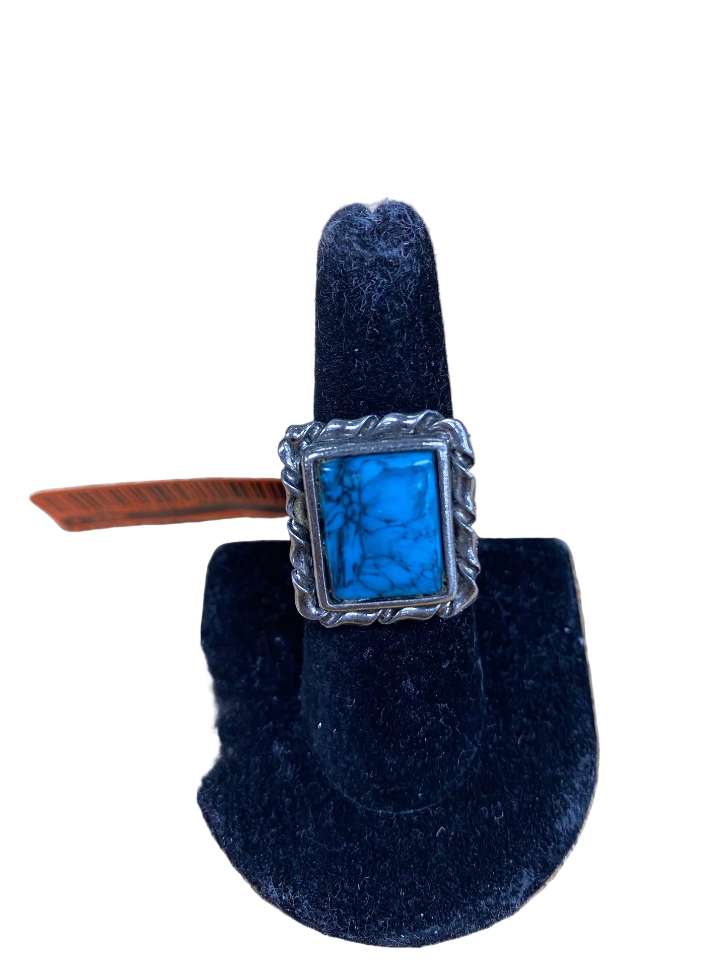 Ring Other In Blue, Size:6.5