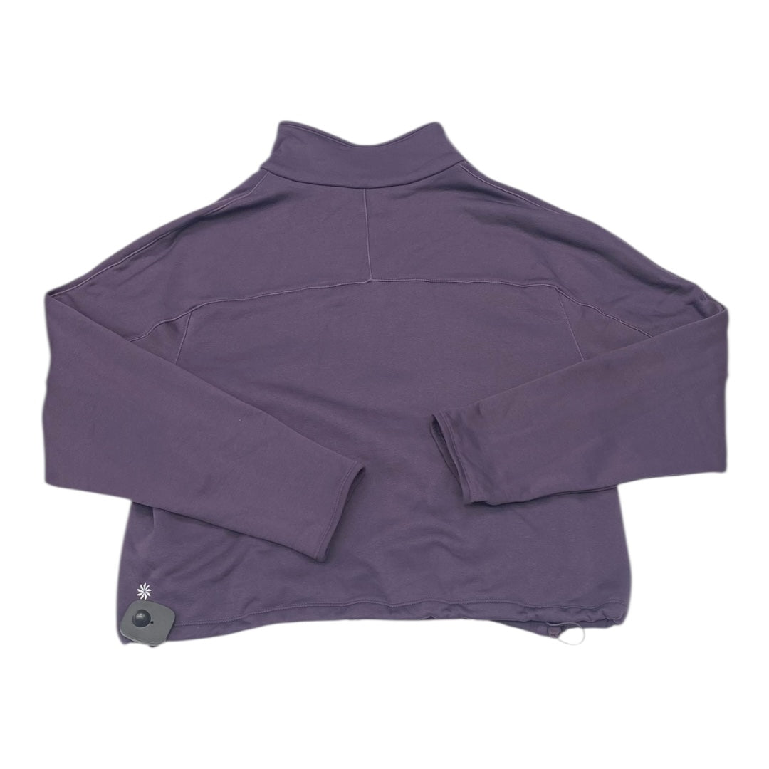 Athletic Sweatshirt Collar By Athleta In Purple, Size:M