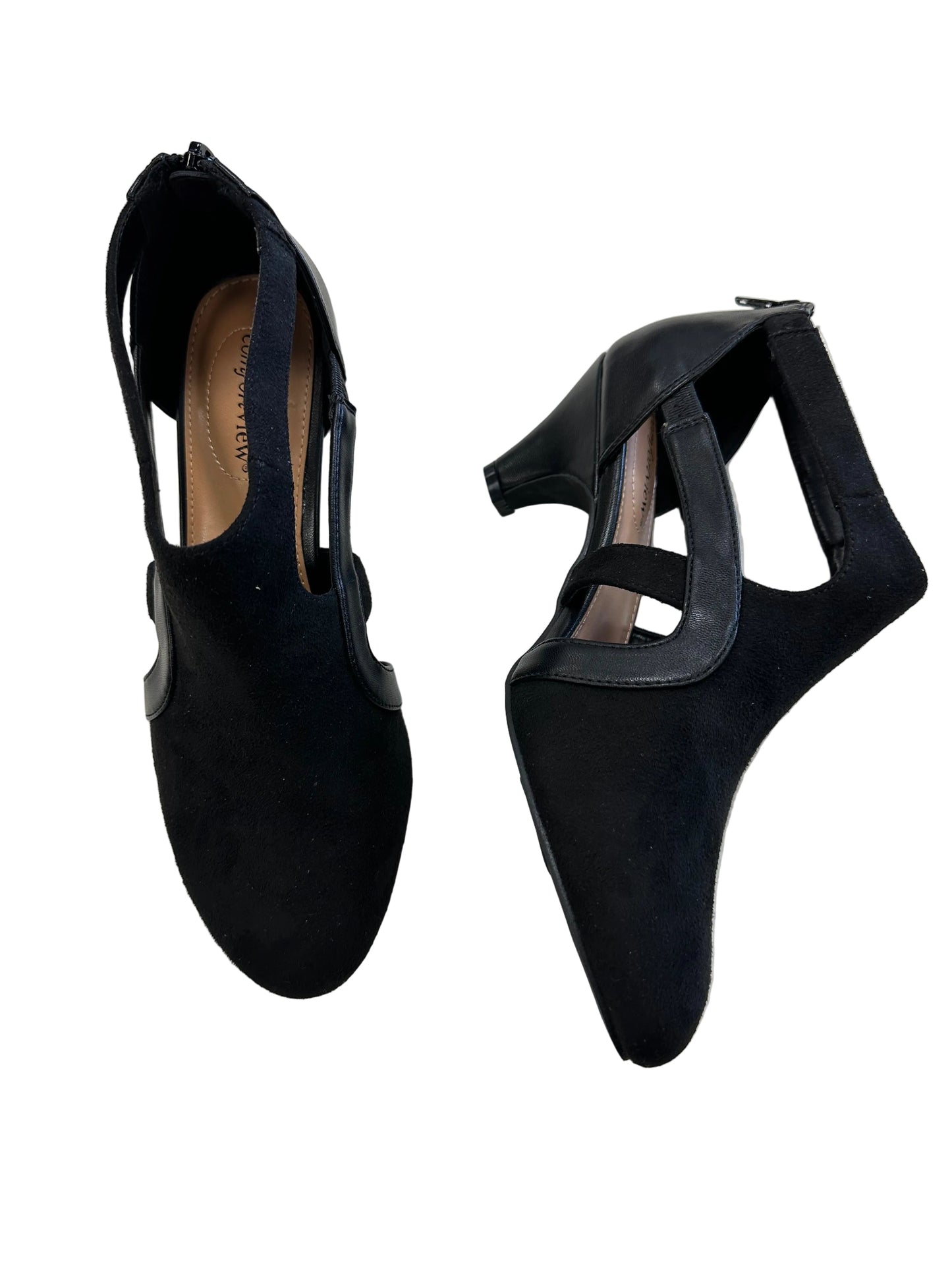 Shoes Heels Kitten By Comfortview In Black, Size:10