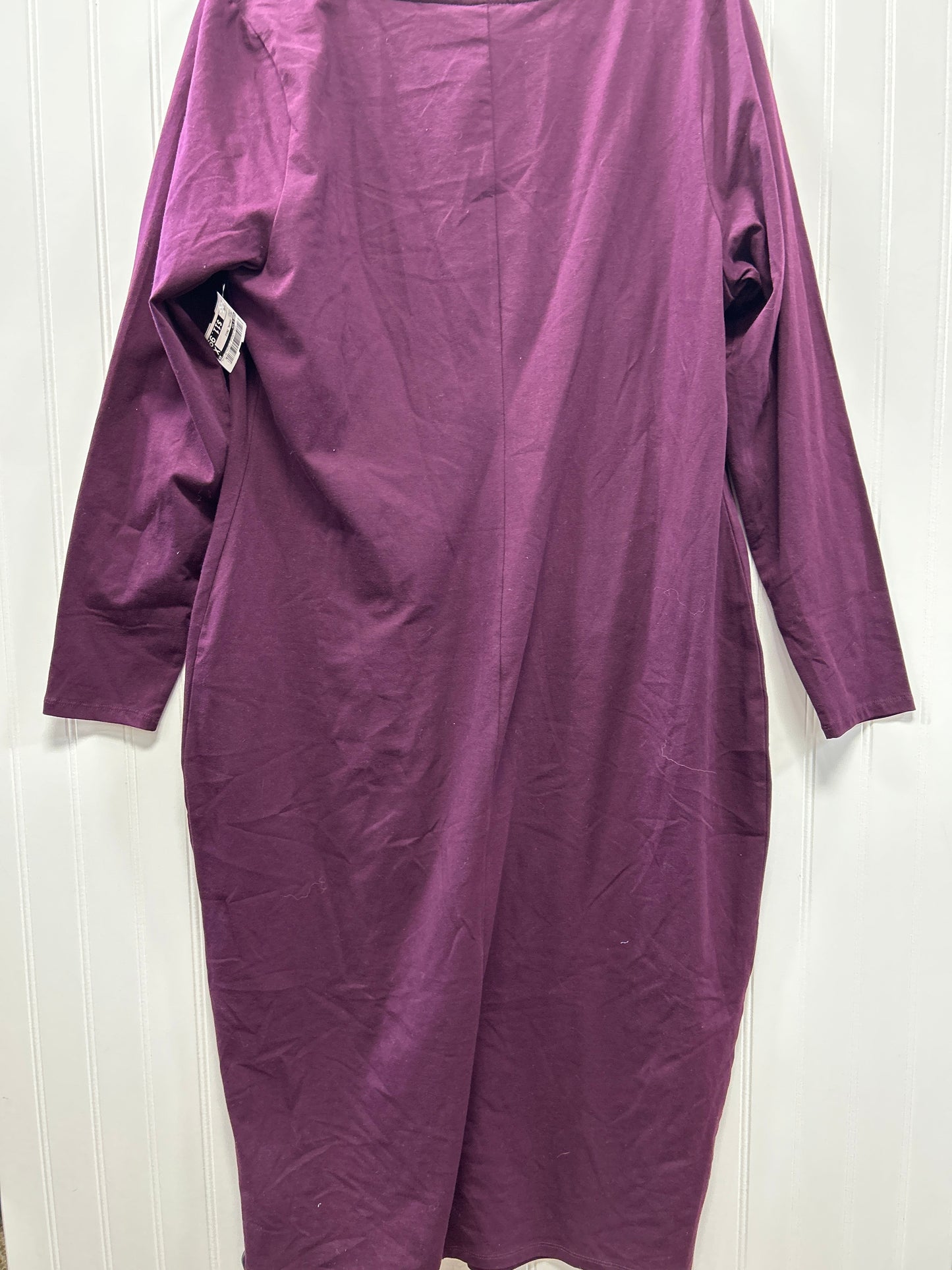 Dress Casual Maxi By Ava & Viv In Purple, Size:1X NWT