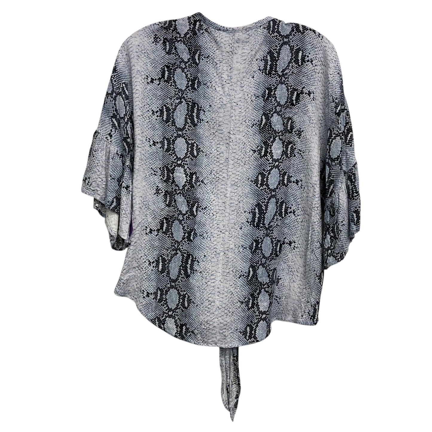 Top Ss By She + Sky In Black & Blue, Size:S