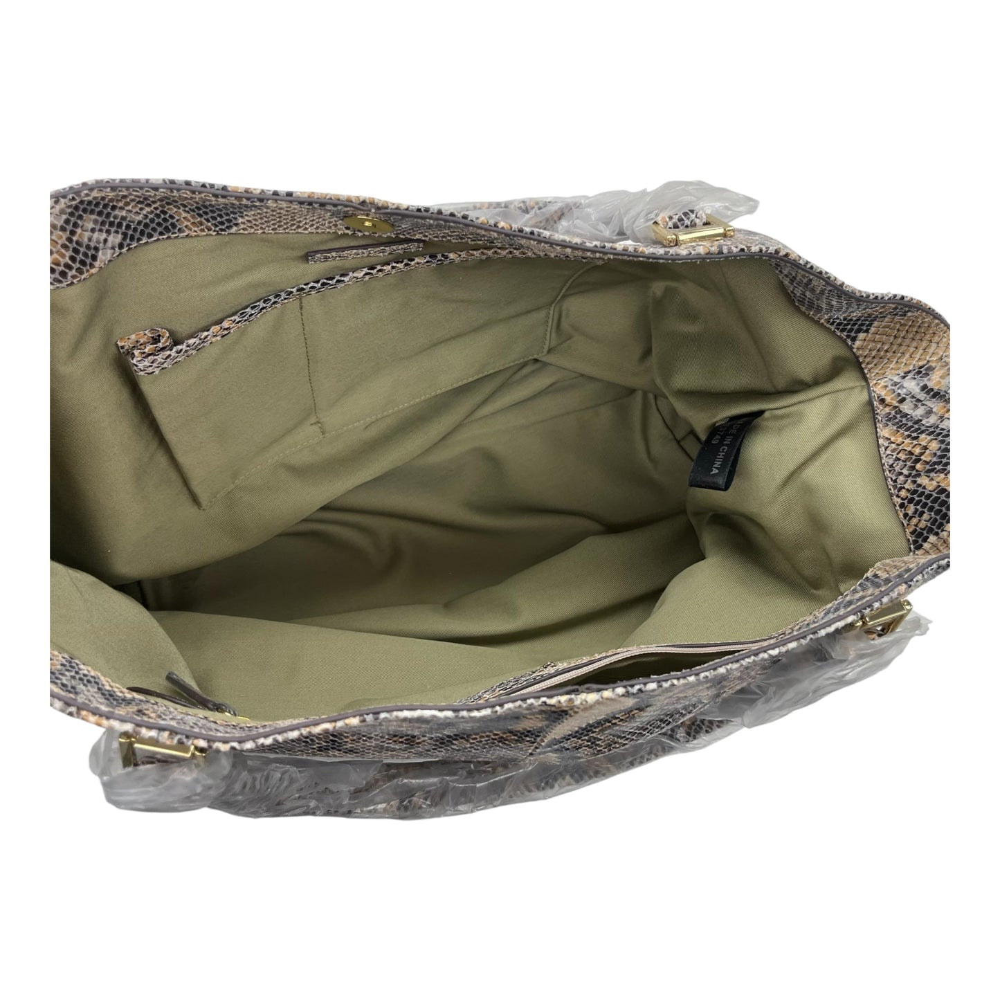 Tote Leather By Gilli In Animal Print, Size:Large