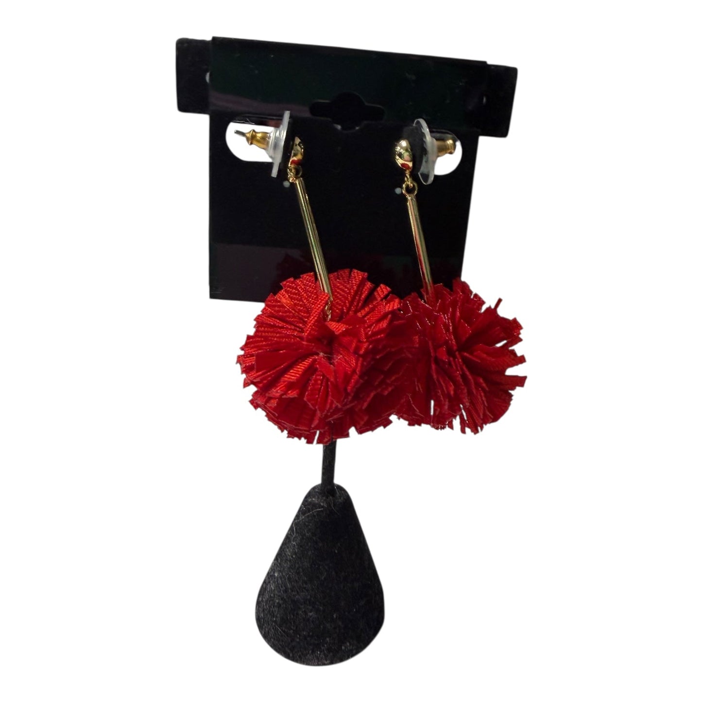 Earrings Dangle/Drop By J. Crew In Gold & Red