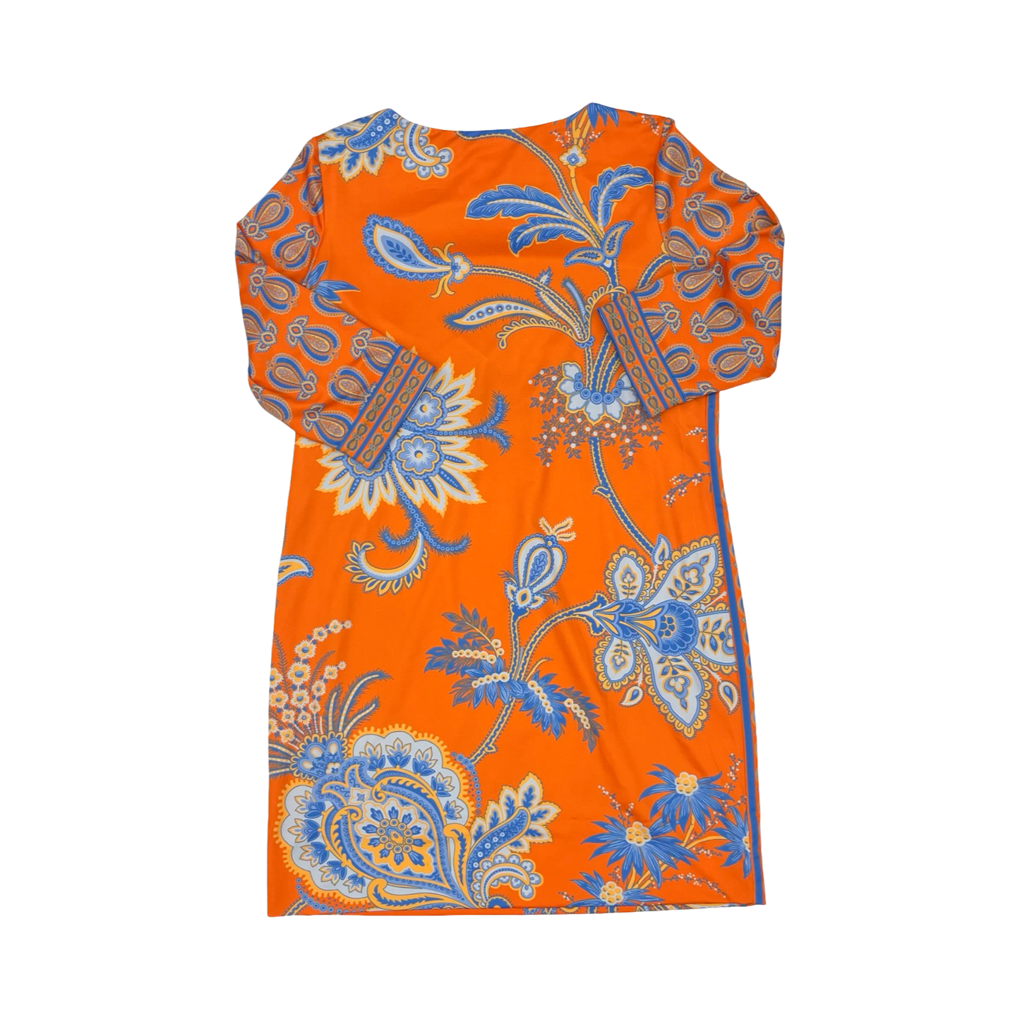 Dress Party Short By Gretchen Scott In Blue & Orange, Size:Xl